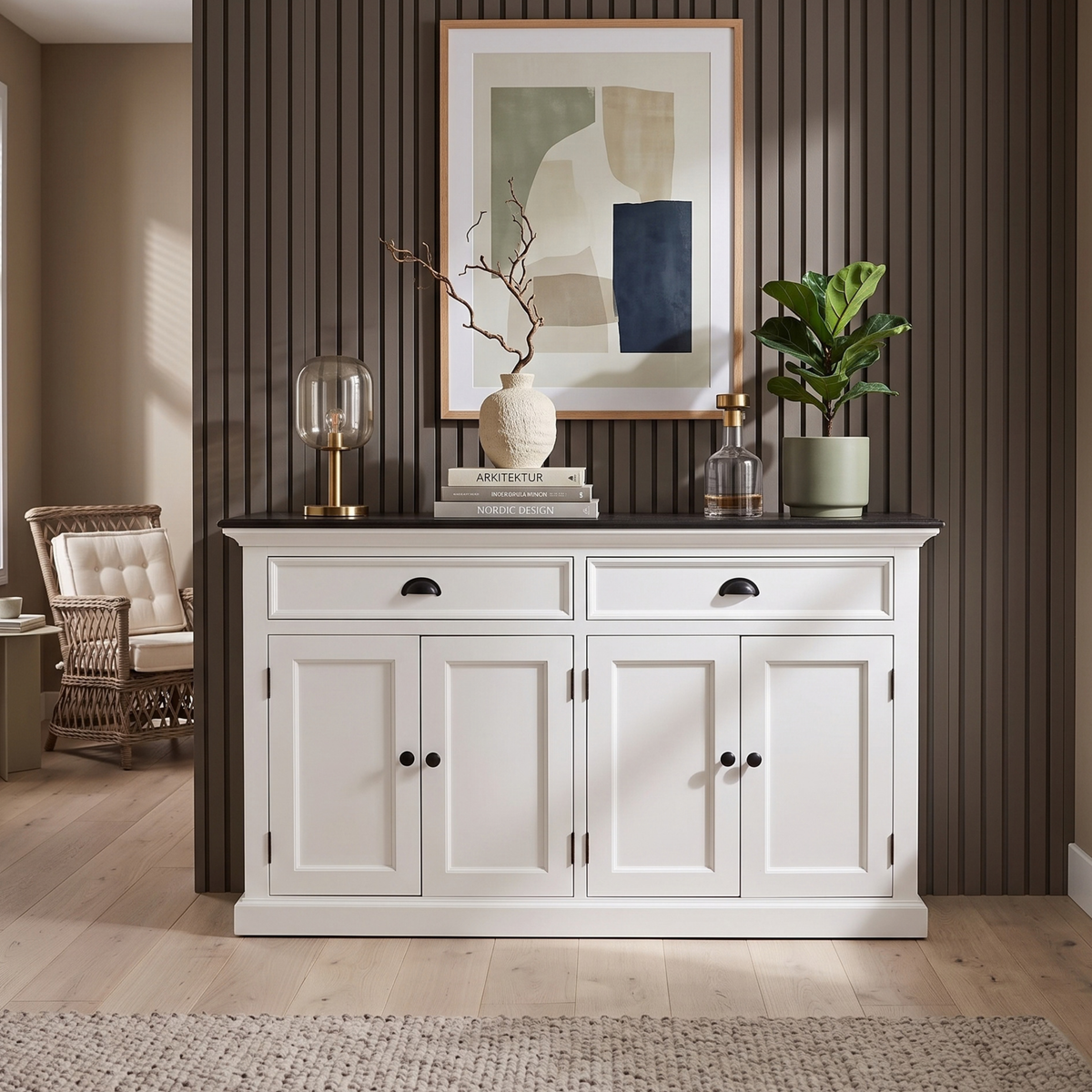 Halifax Contrast Classic Buffet 57''