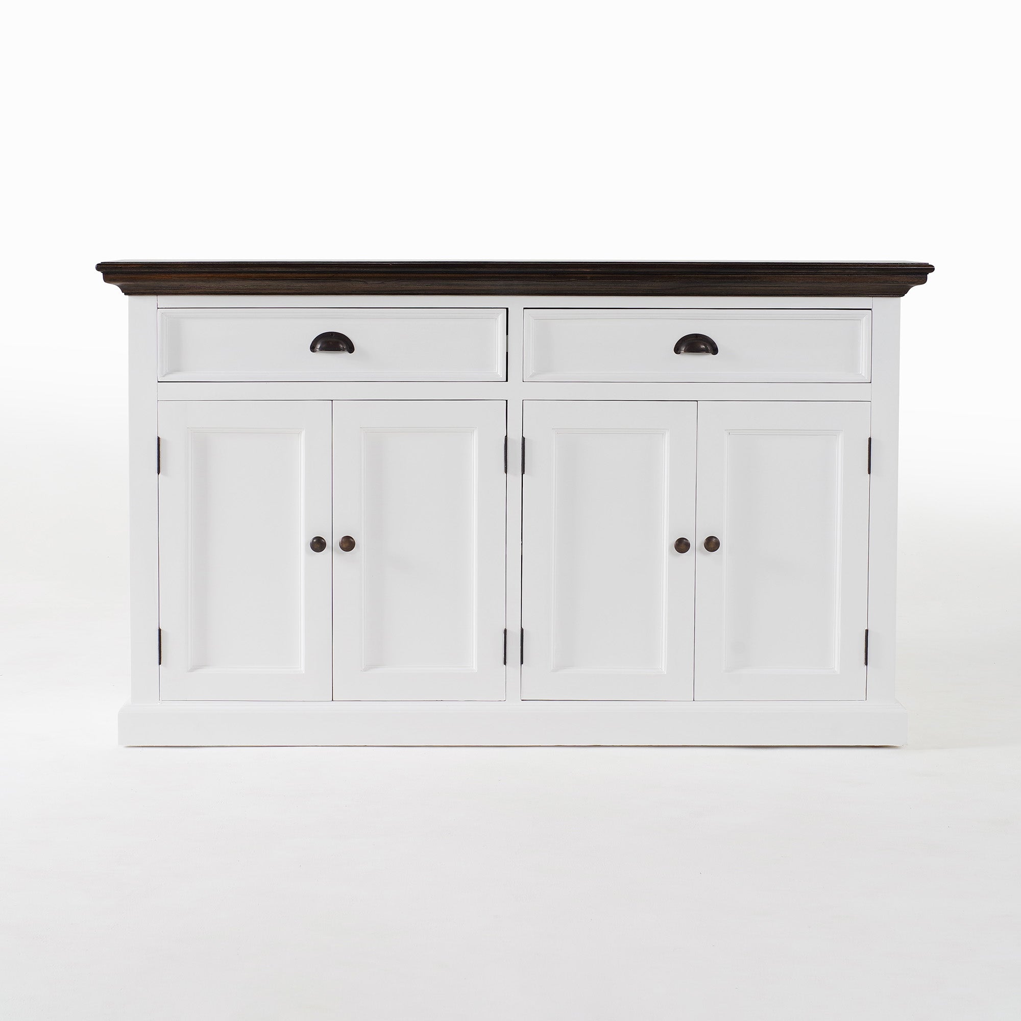 Corfu Buffet with 4 Doors 57'', Dark Brown