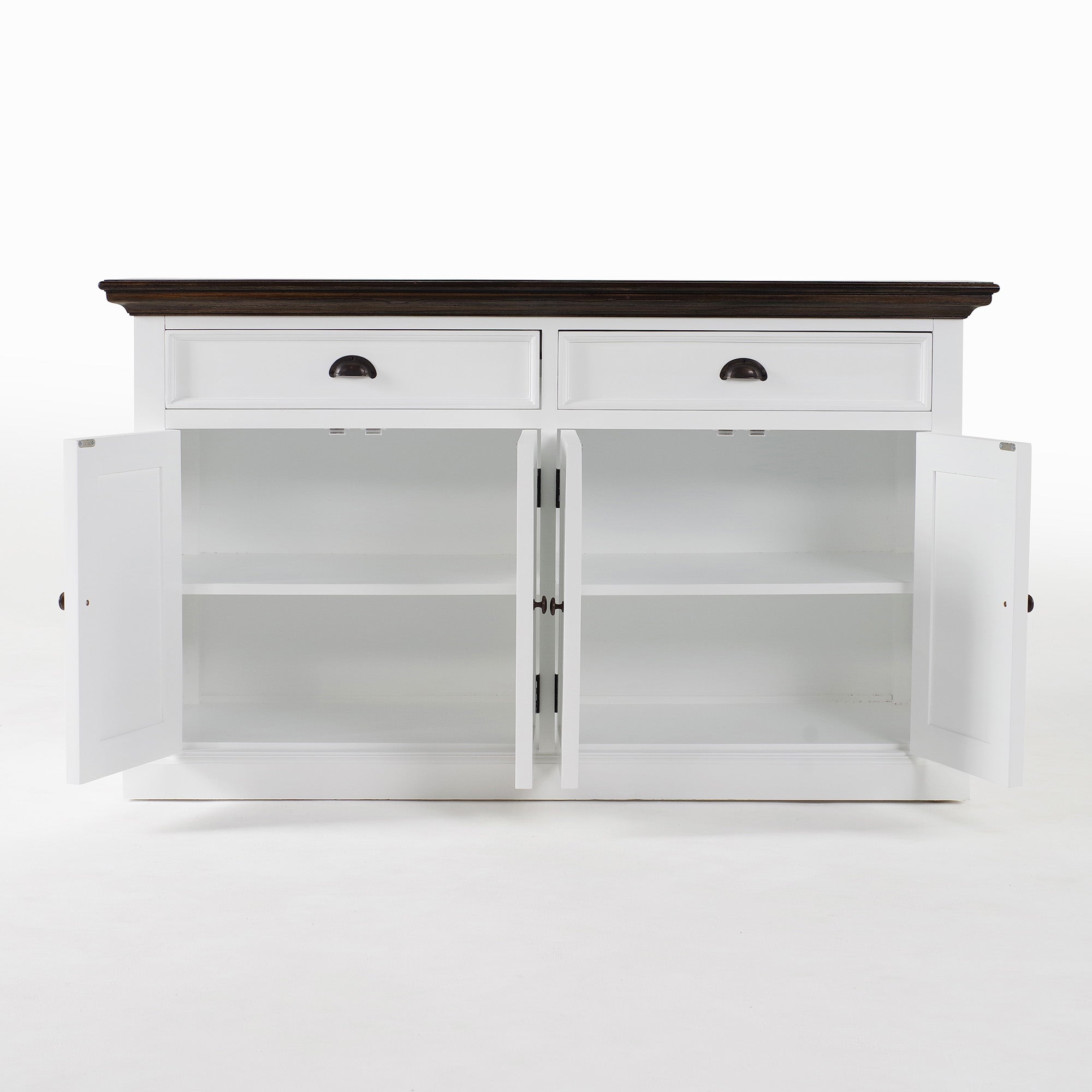Corfu Buffet with 4 Doors 57'', Dark Brown