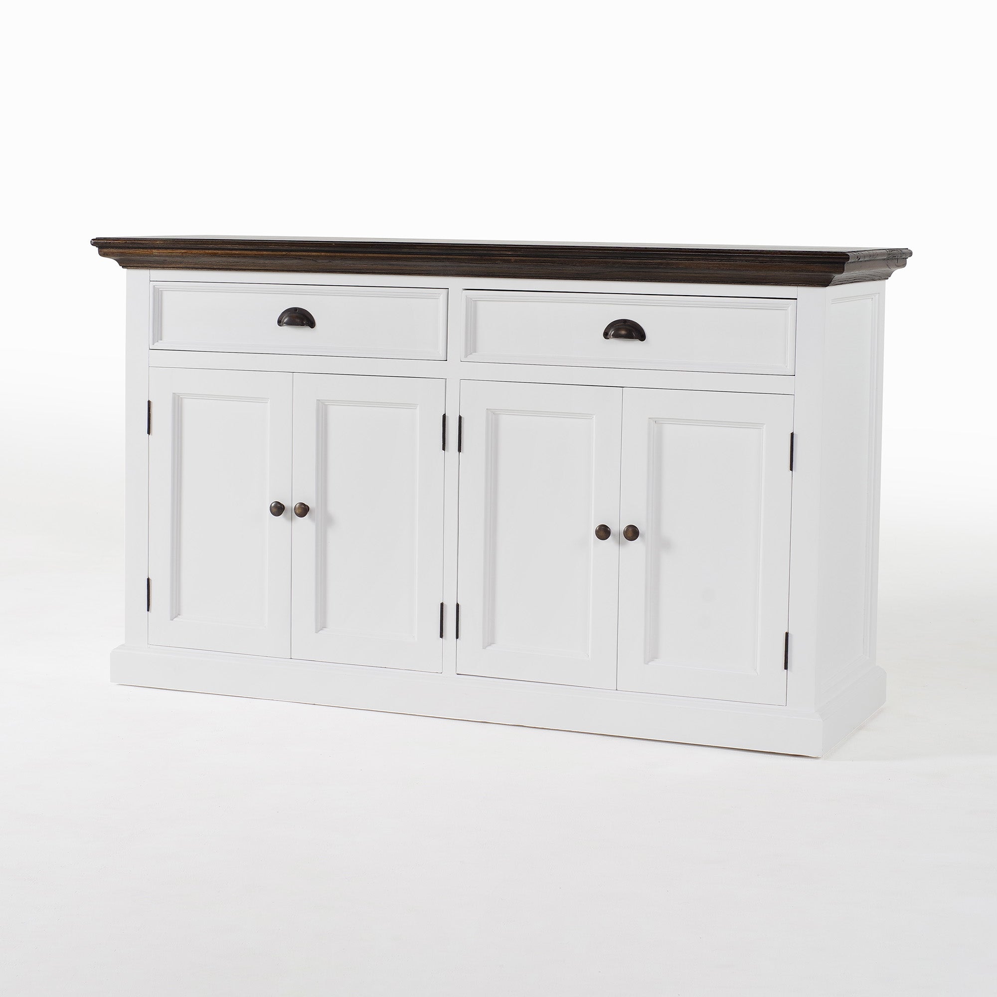 Corfu Buffet with 4 Doors 57'', Dark Brown