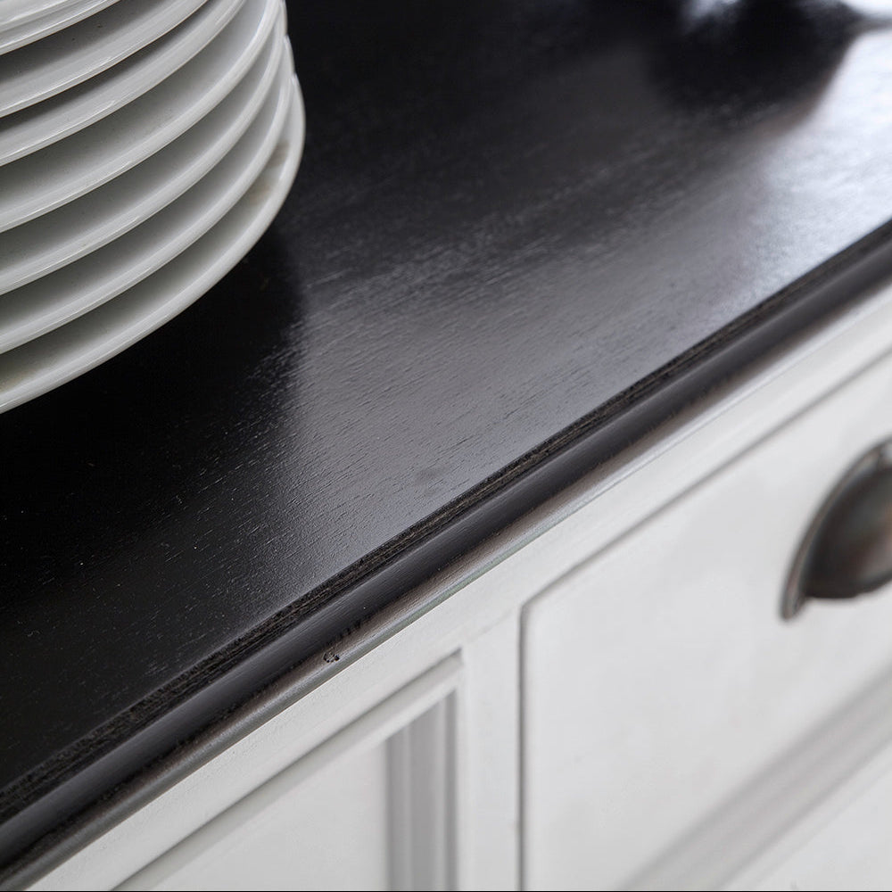 Halifax Contrast Buffet with Sliding Doors 49''