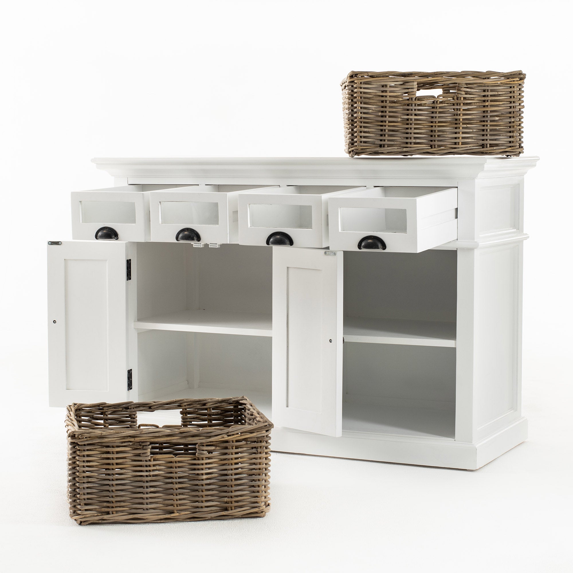 Halifax Dining Buffet with Basket Set