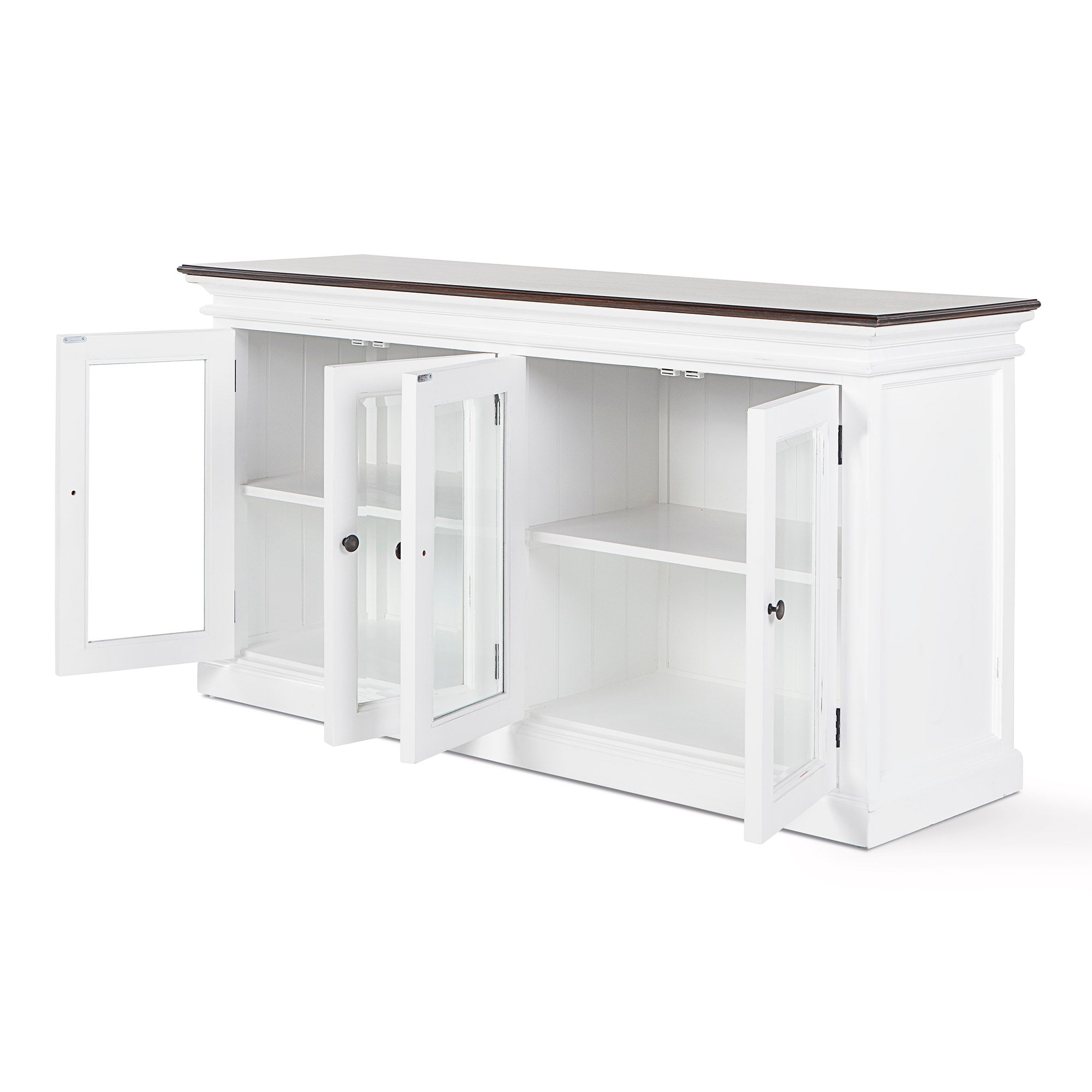 Halifax Accent Display Buffet with 4 Glass Doors