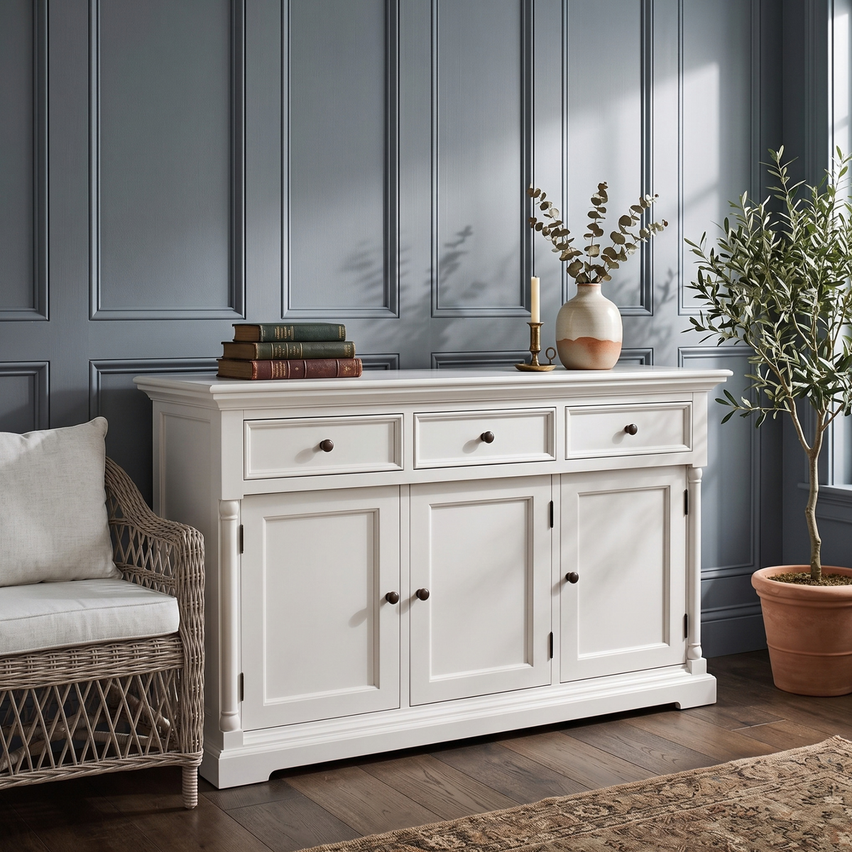 Provence Buffet with 3 Doors 57''