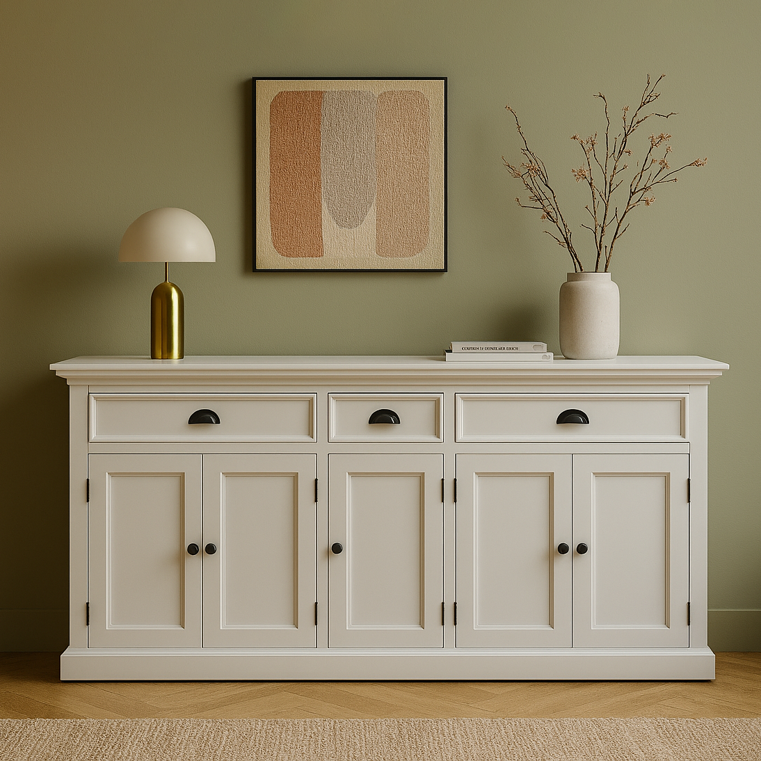 Halifax Large Buffet 5 Doors 3 Drawers 71''