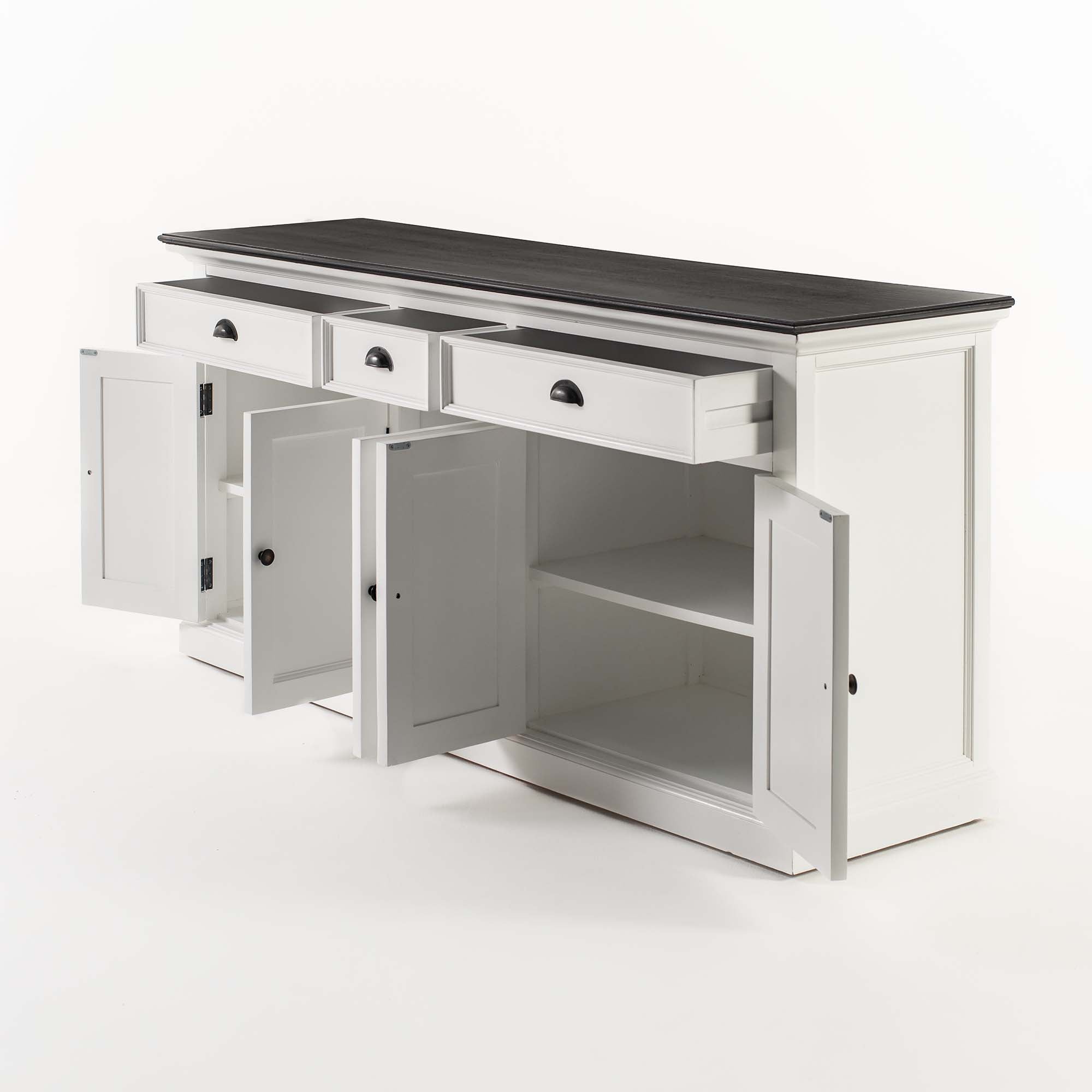 Halifax Contrast Large Buffet 5 Doors 3 Drawers 71''