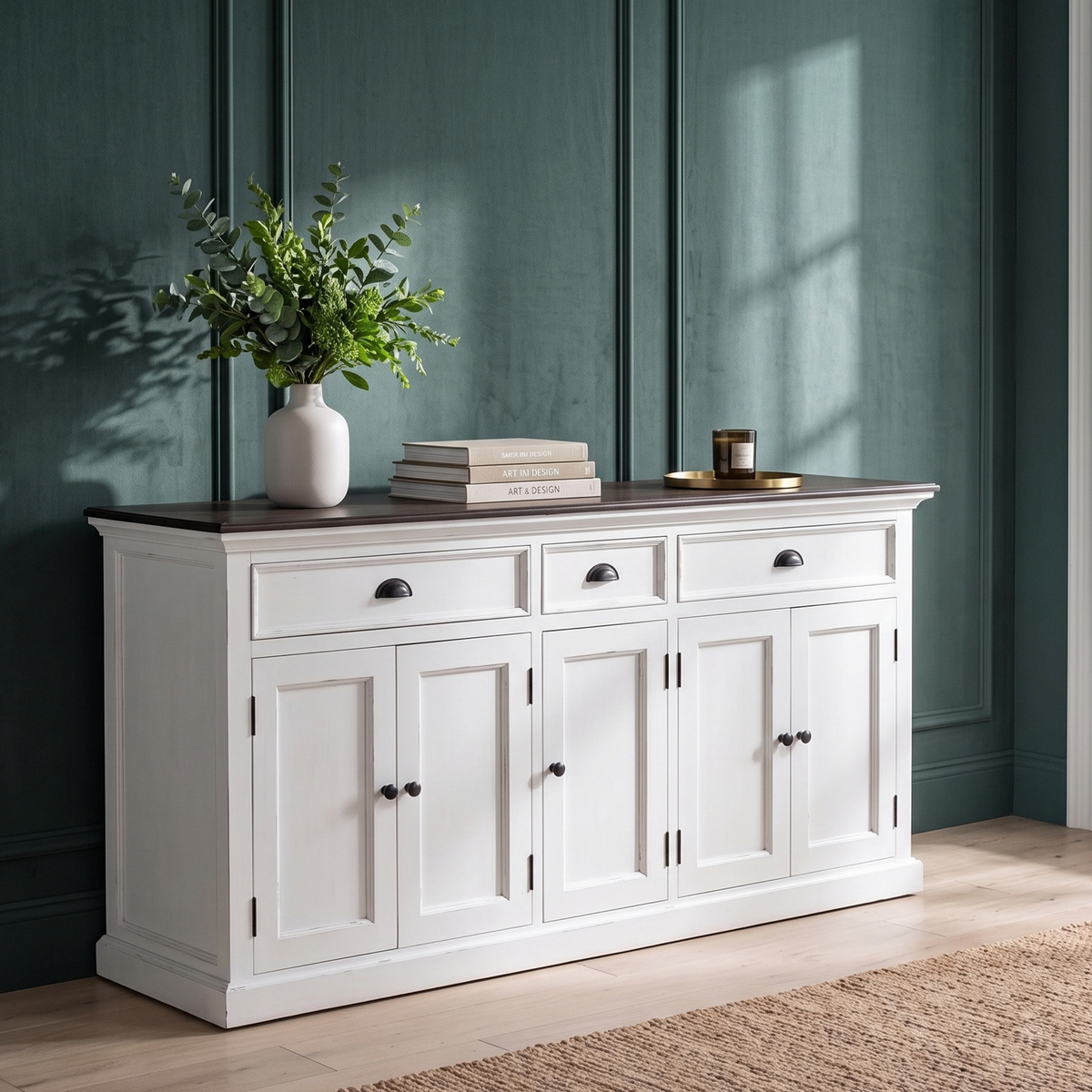 Halifax Accent Large Buffet 5 Doors 3 Drawers 71''