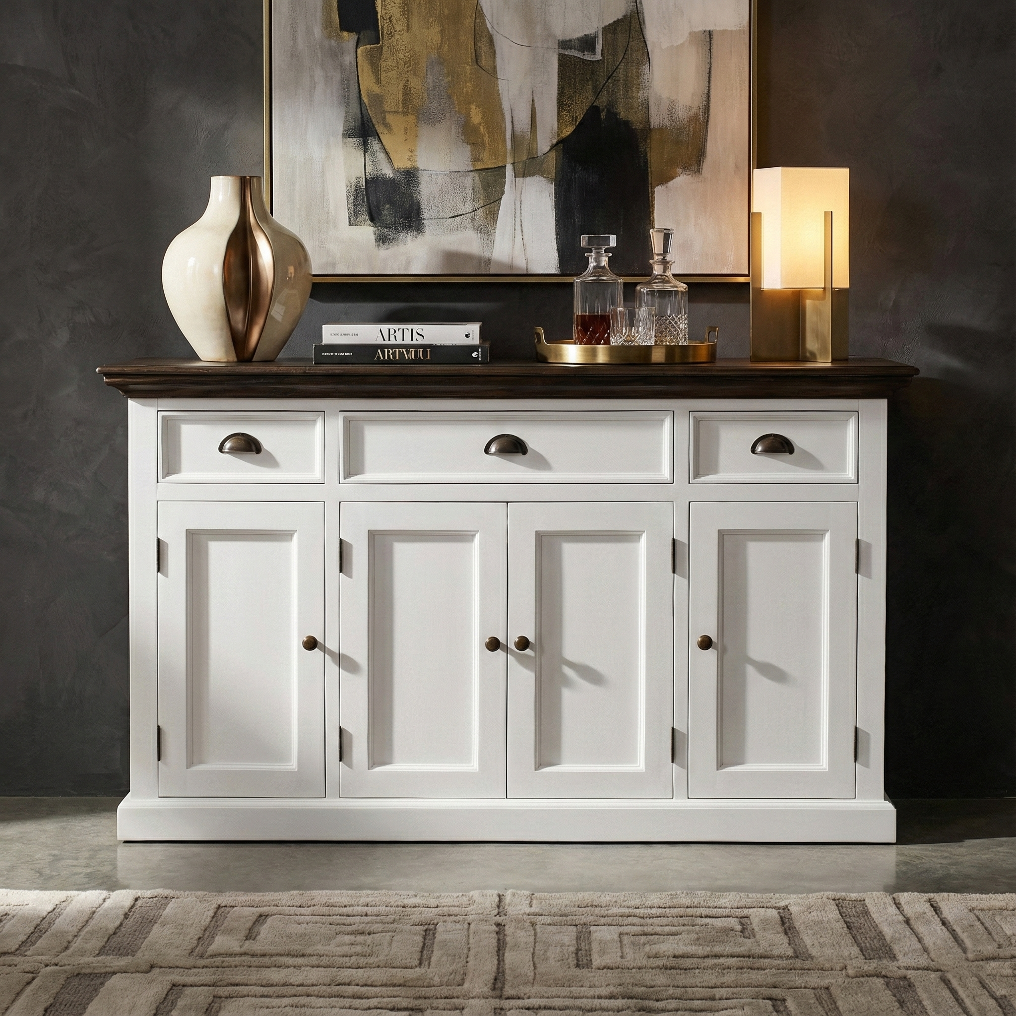 Corfu Buffet with 4 Doors 3 Drawers