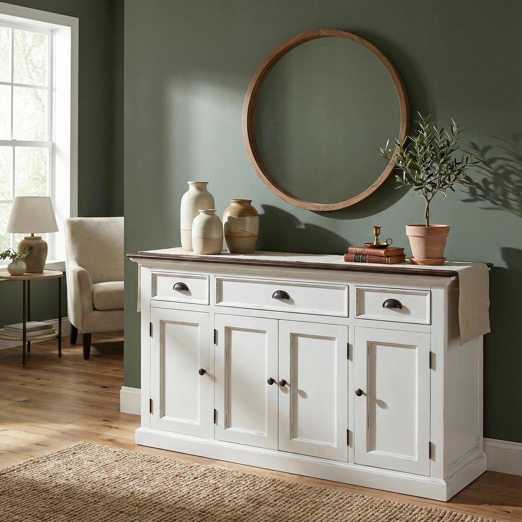 Halifax Accent Buffet with 4 Doors 3 Drawers