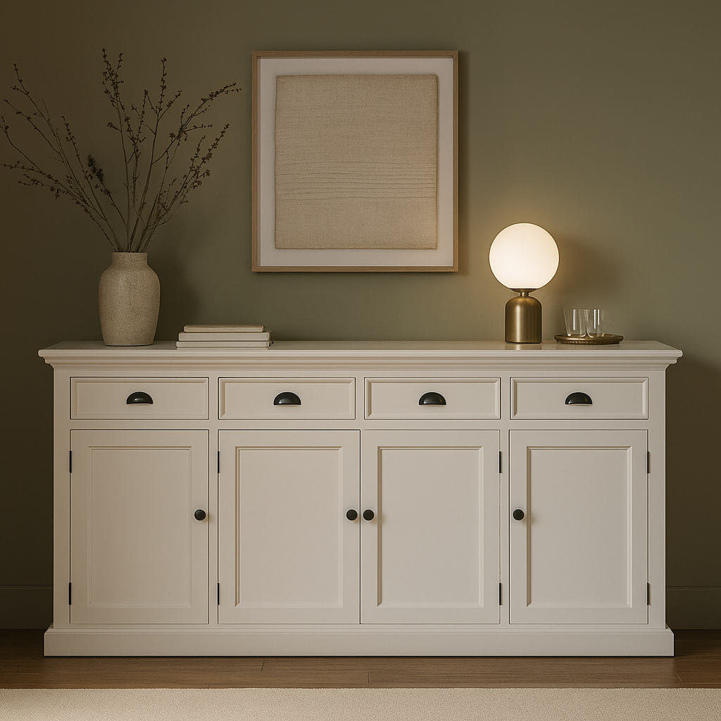 Halifax Large Buffet 4 Doors 4 Drawers 79''