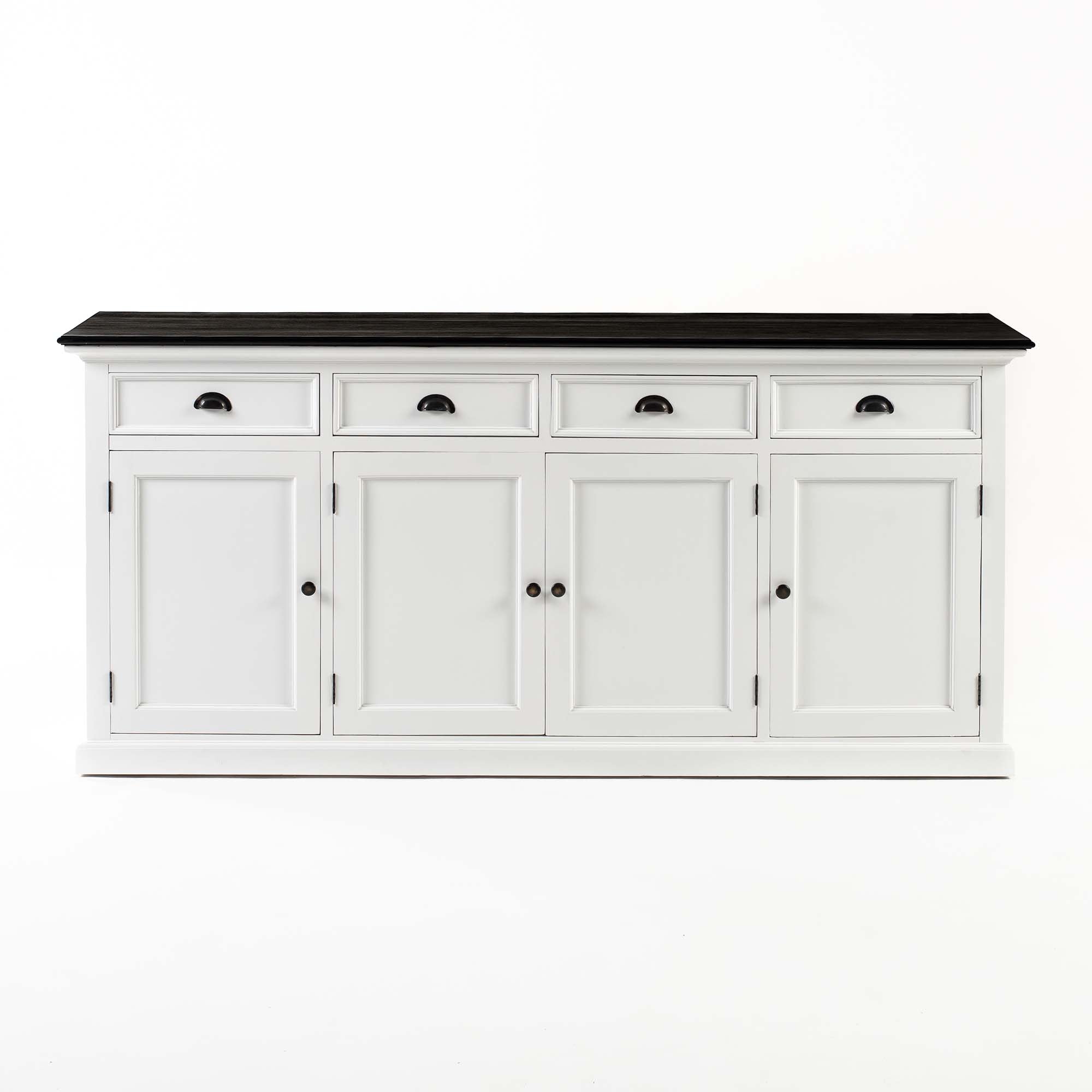 Halifax Contrast Large Buffet 4 Doors 4 Drawers 79''