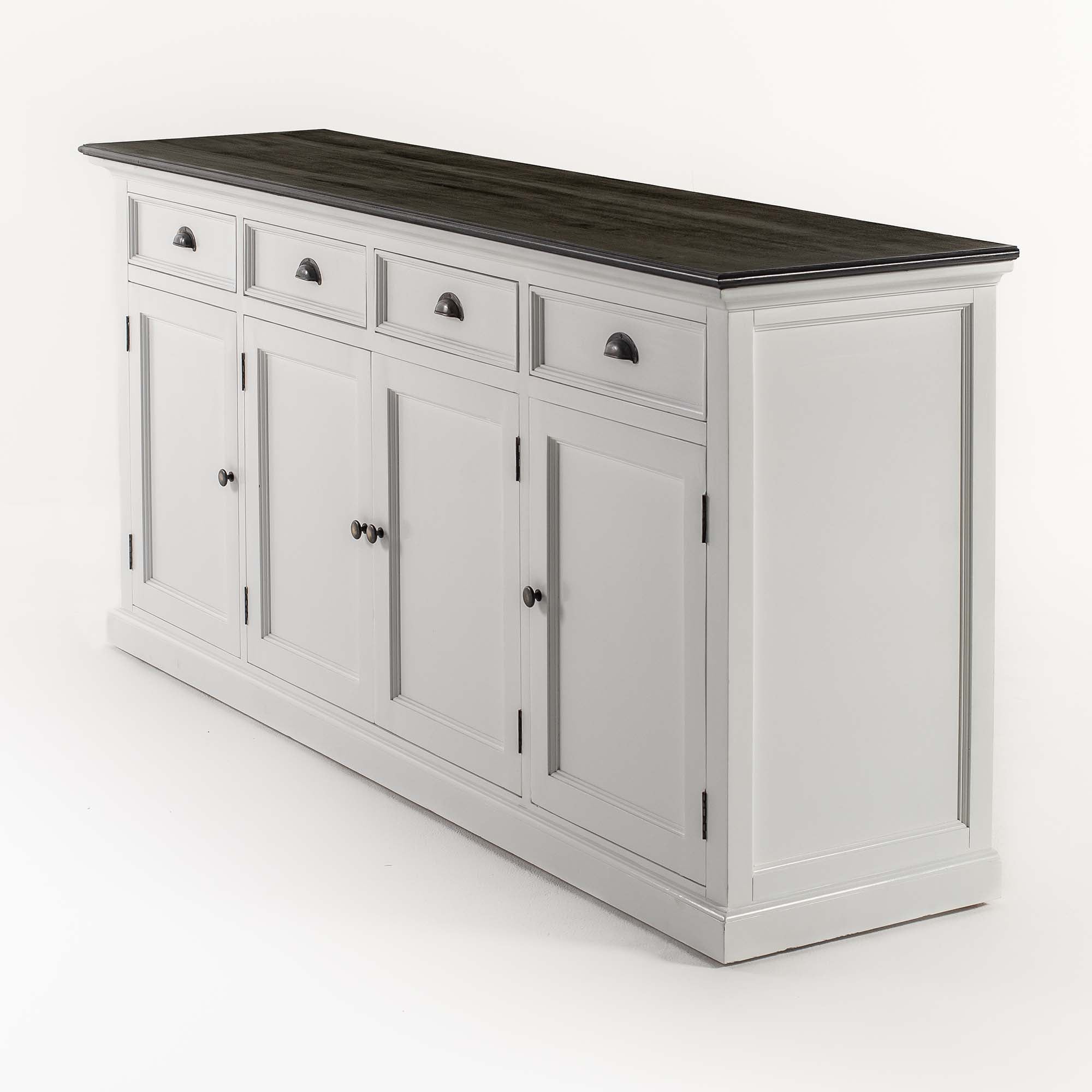Halifax Contrast Large Buffet 4 Doors 4 Drawers 79''