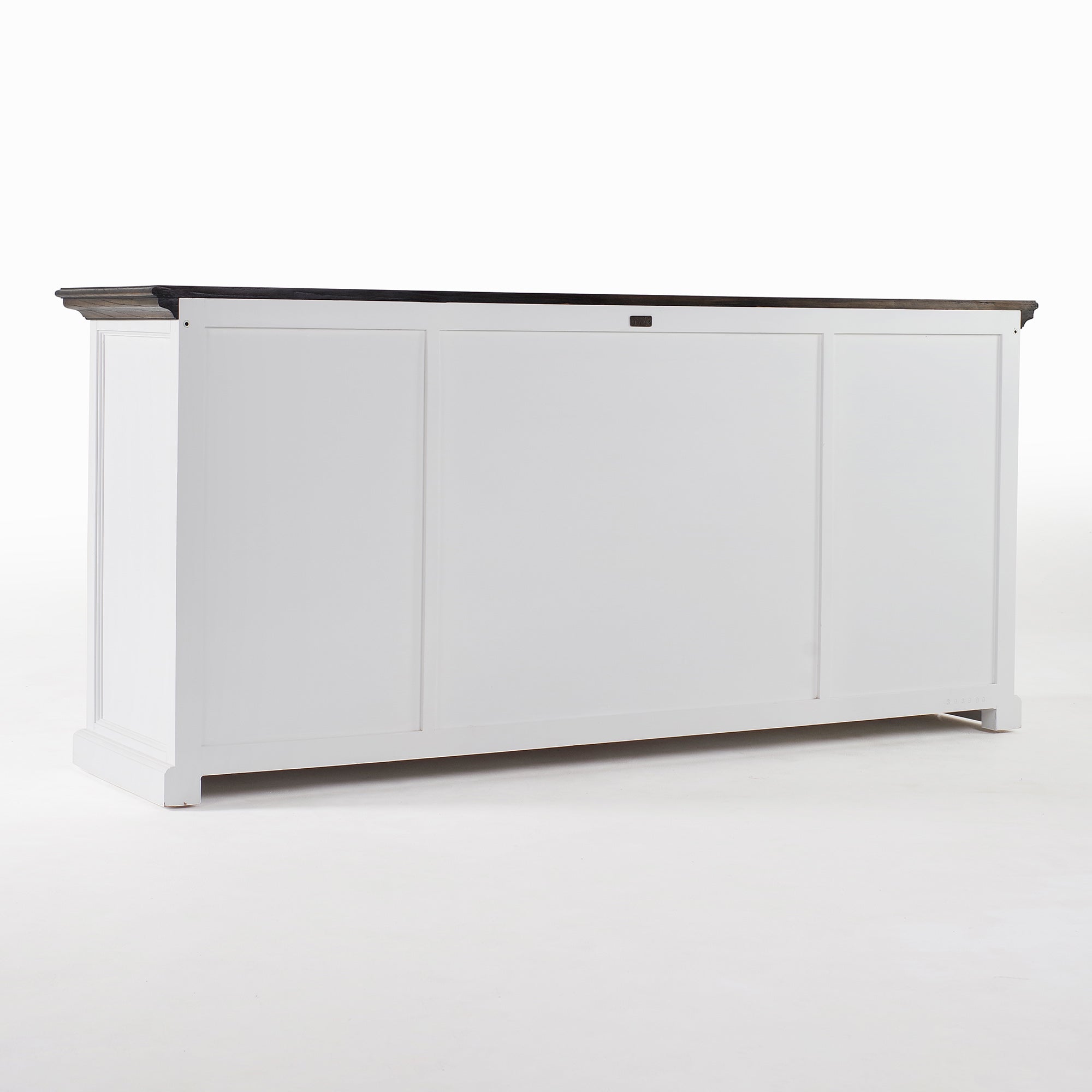 Corfu Large Buffet 4 Doors 4 Drawers 79'', Dark Brown