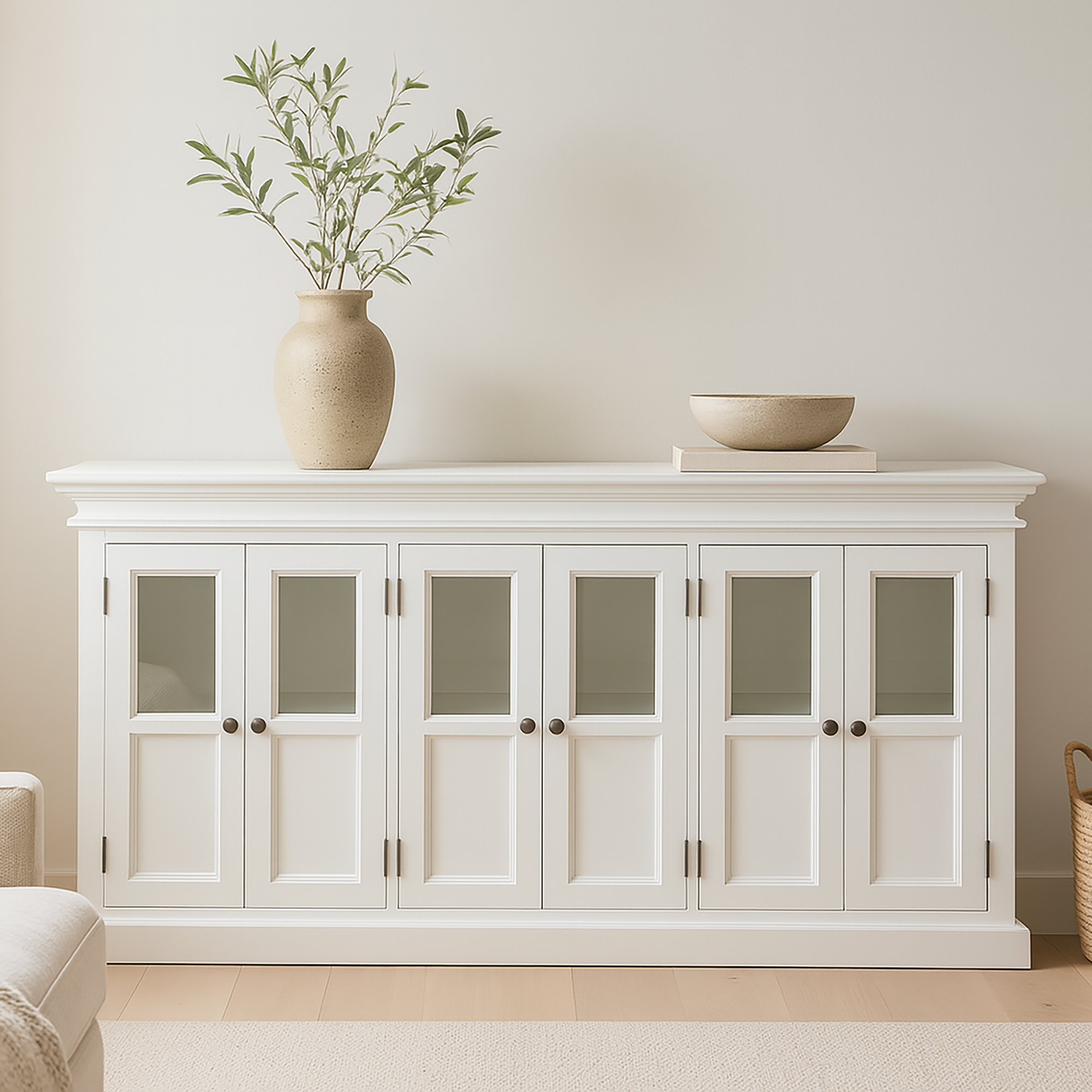 Halifax Buffet with 6 Glass Doors