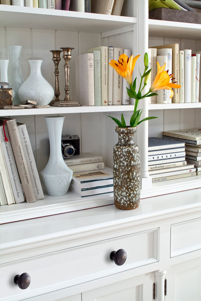 Provence Buffet and Open Hutch Cabinet - White TOP