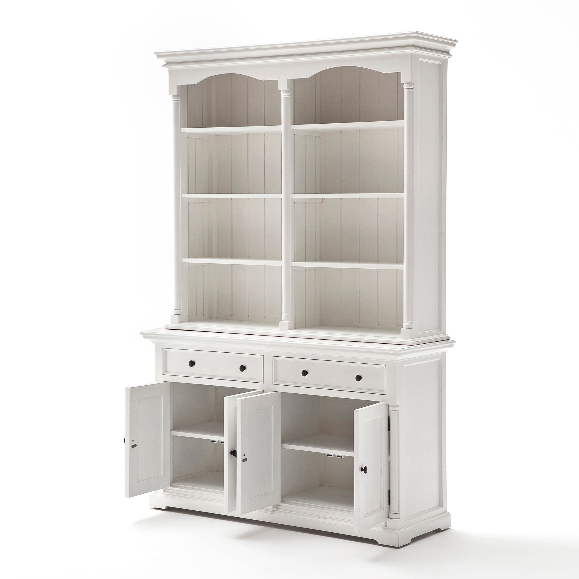 Provence Hutch Cabinet with 8 Shelves