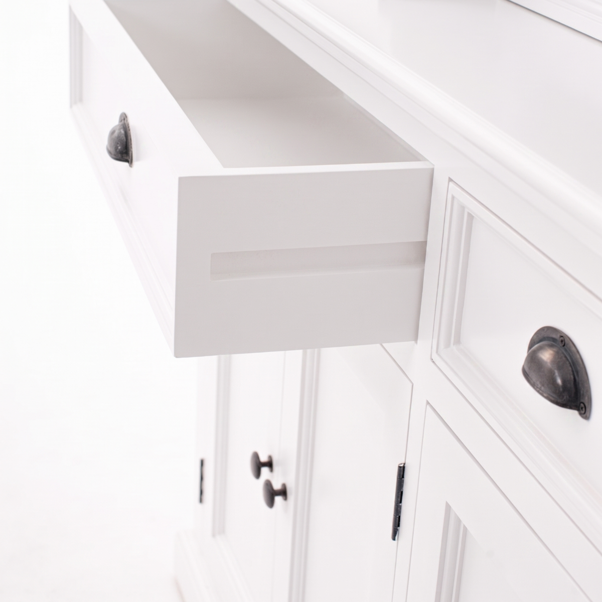 Halifax Hutch Cabinet with 5 Doors 3 Drawers 71''