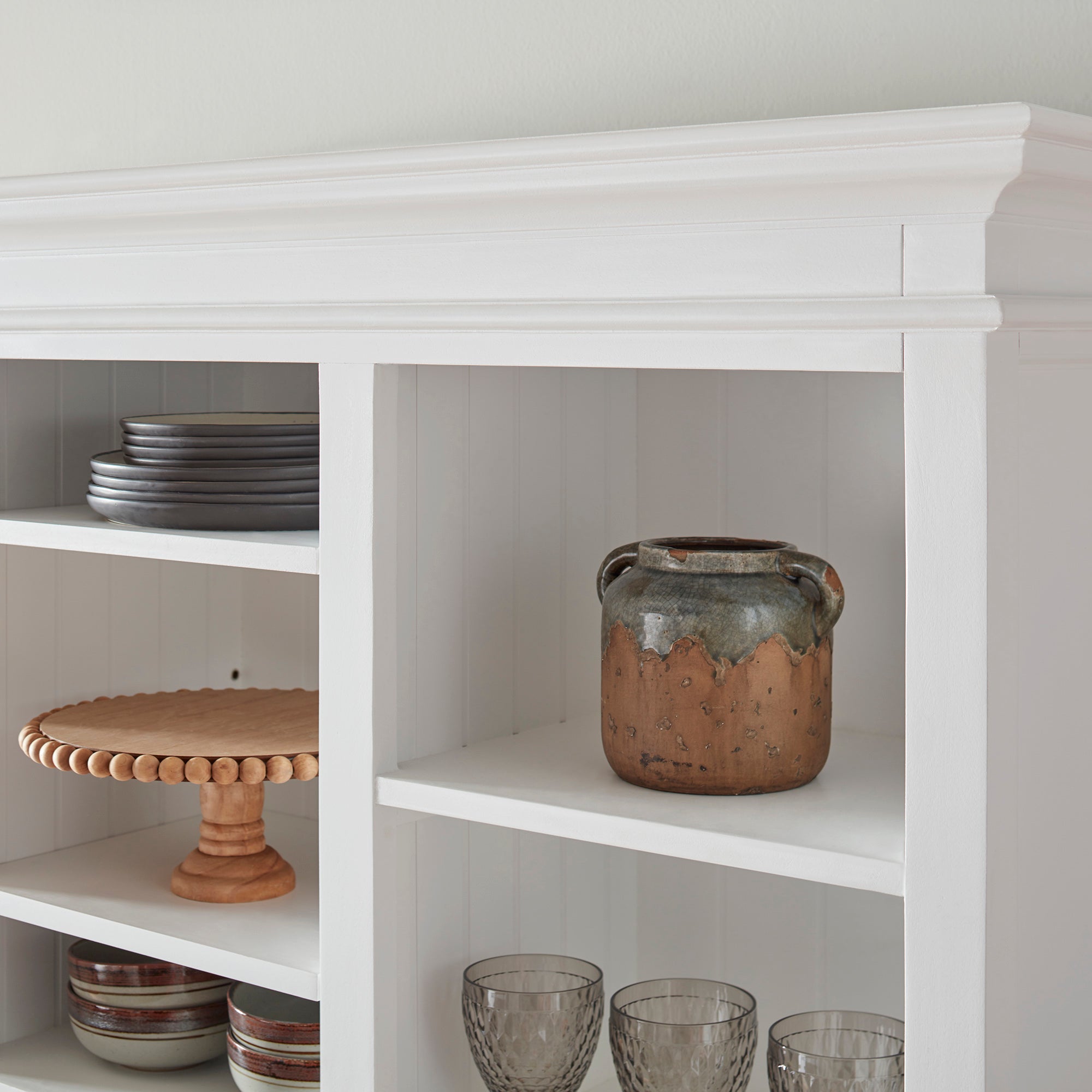 Halifax Buffet Hutch Unit with 2 Adjustable Shelves