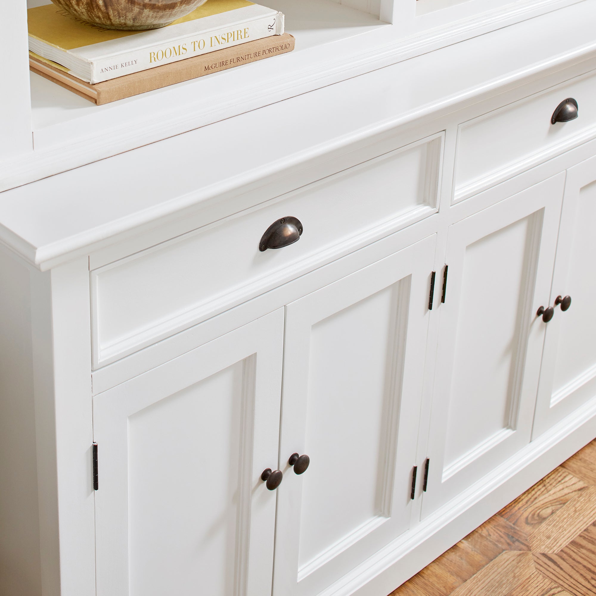Halifax Buffet Hutch Unit with 6 Shelves