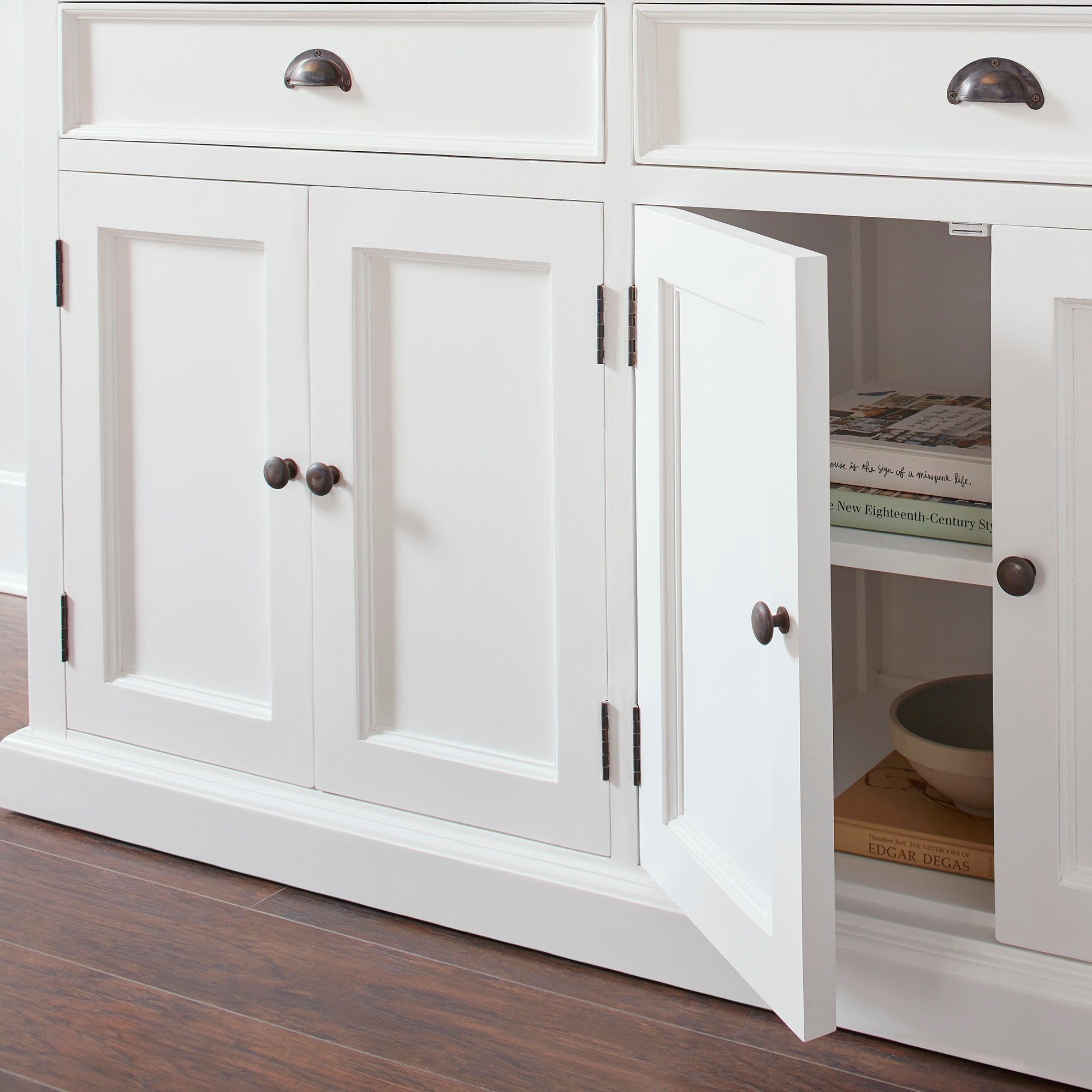 Halifax Buffet Hutch Unit with 8 Shelves