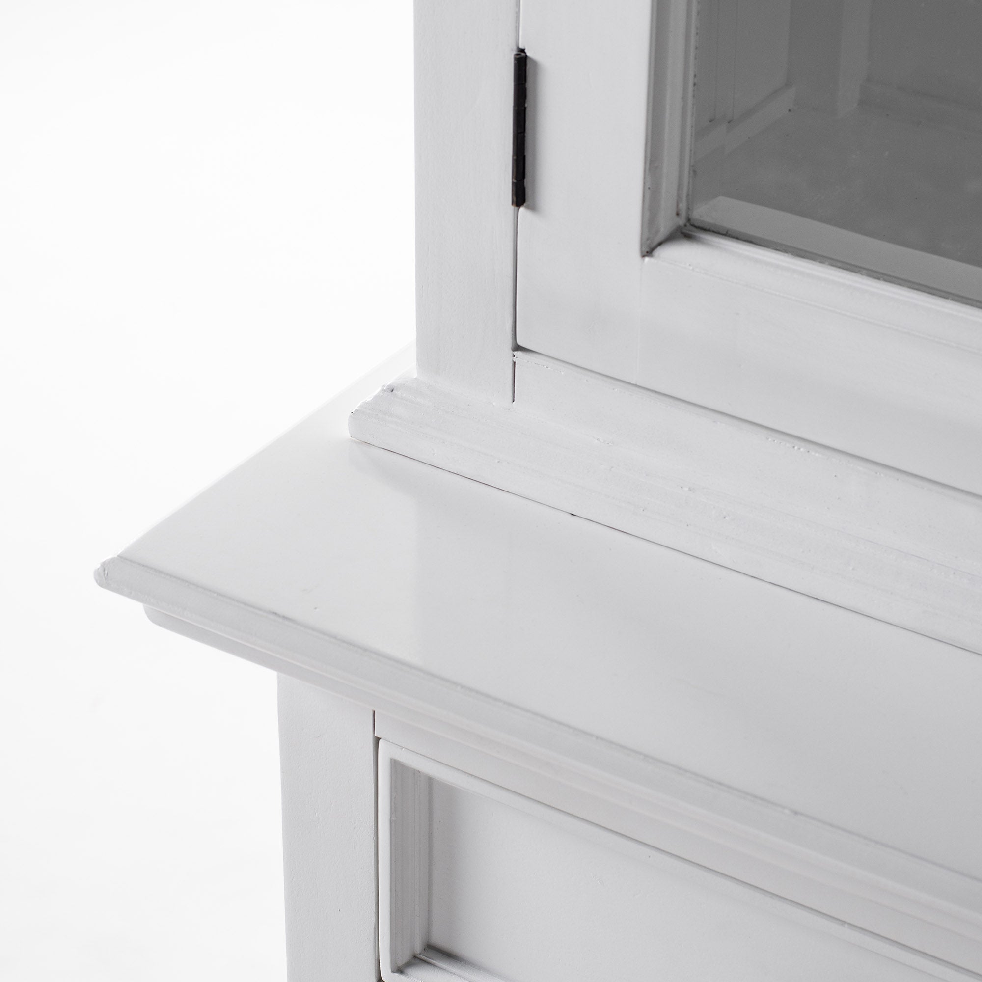 Halifax Buffet Hutch Unit with 4 Glass Doors