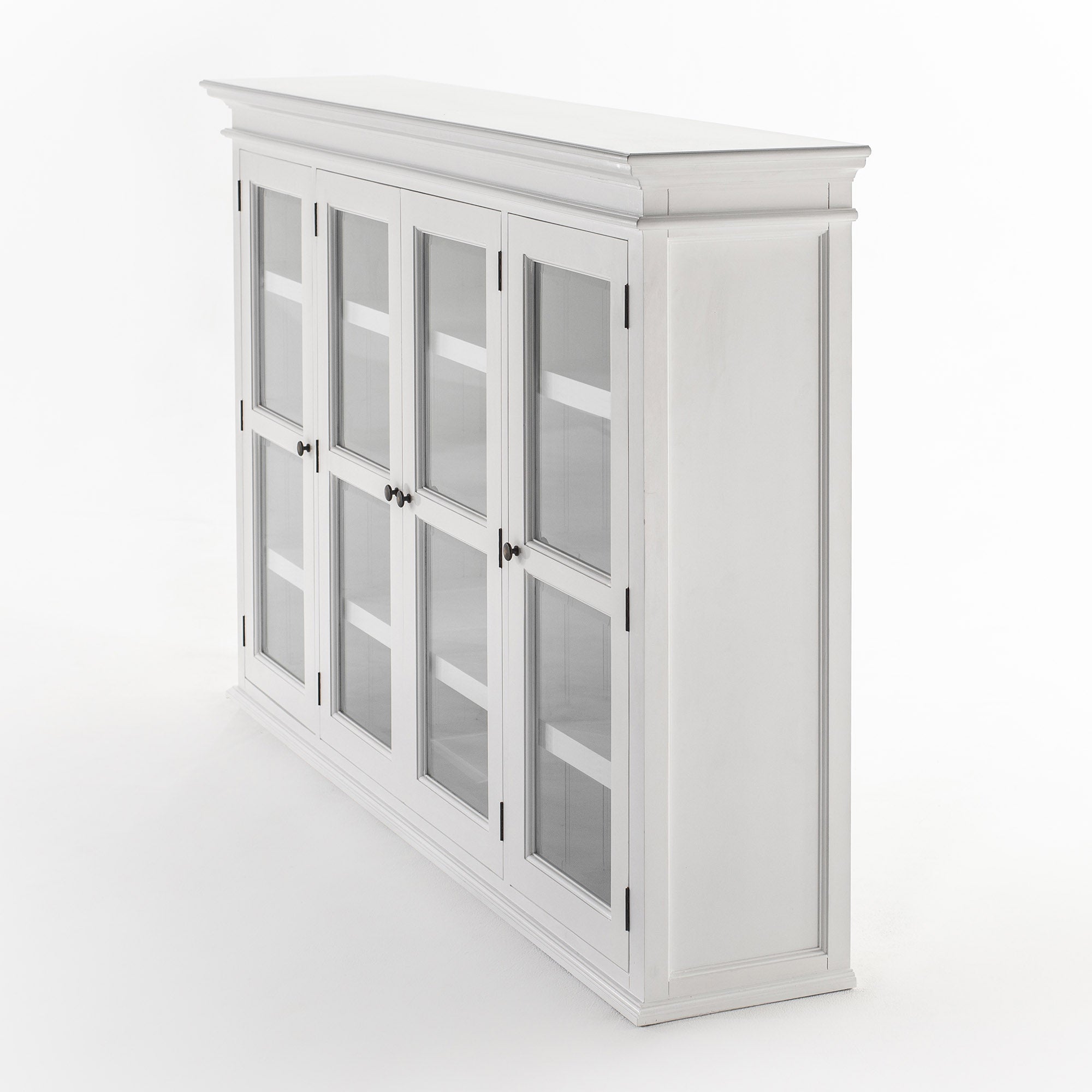 Halifax Buffet Hutch Unit with 4 Glass Doors