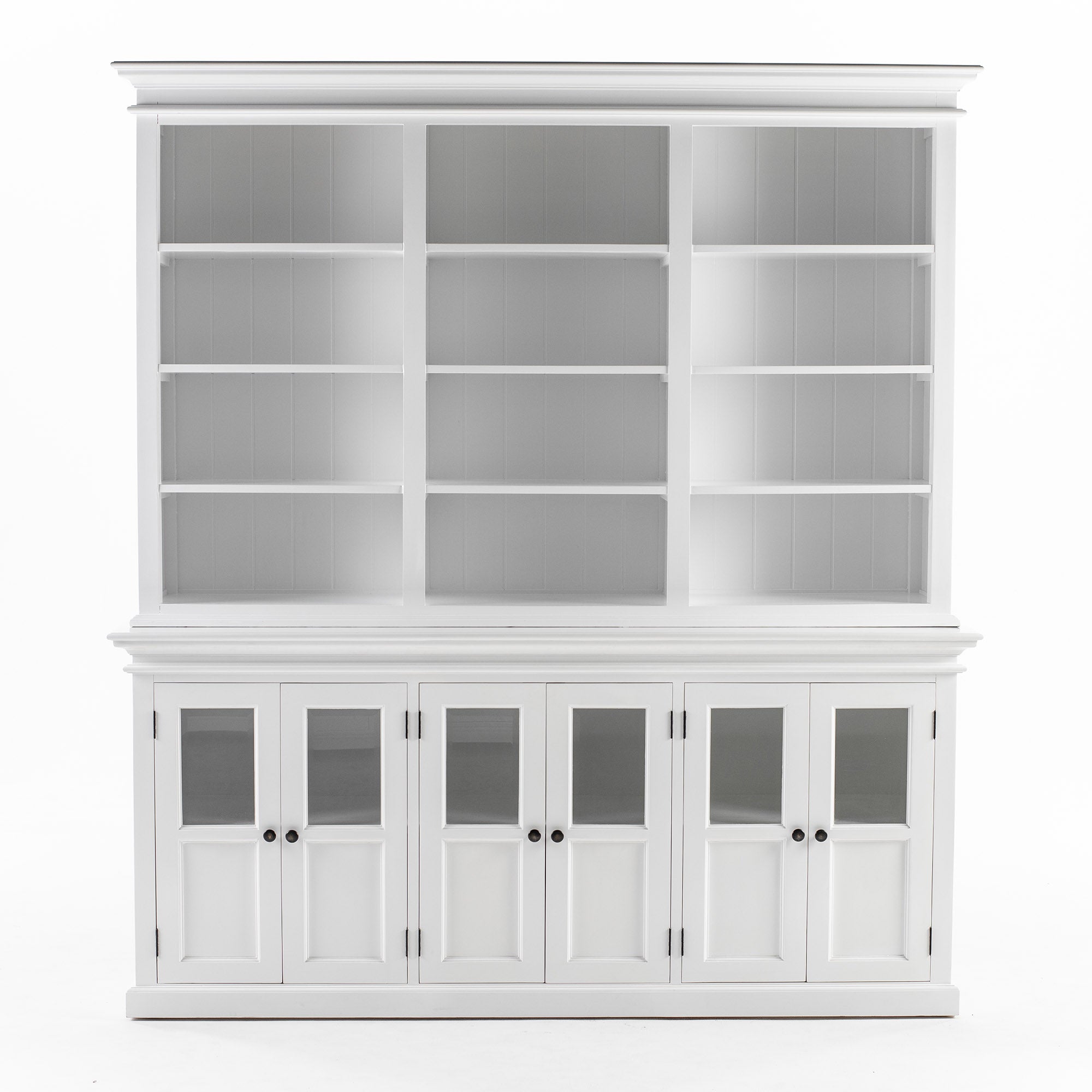 Halifax Hutch Unit with 6 Glass Doors