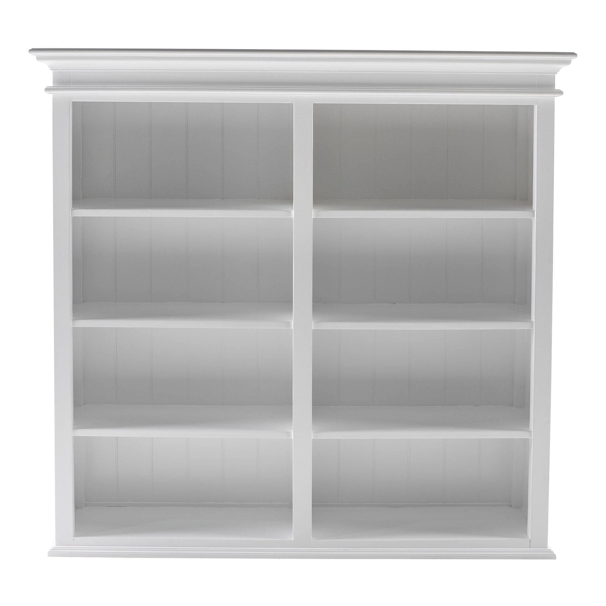 Halifax Top Hutch Unit with 4 Glass Doors