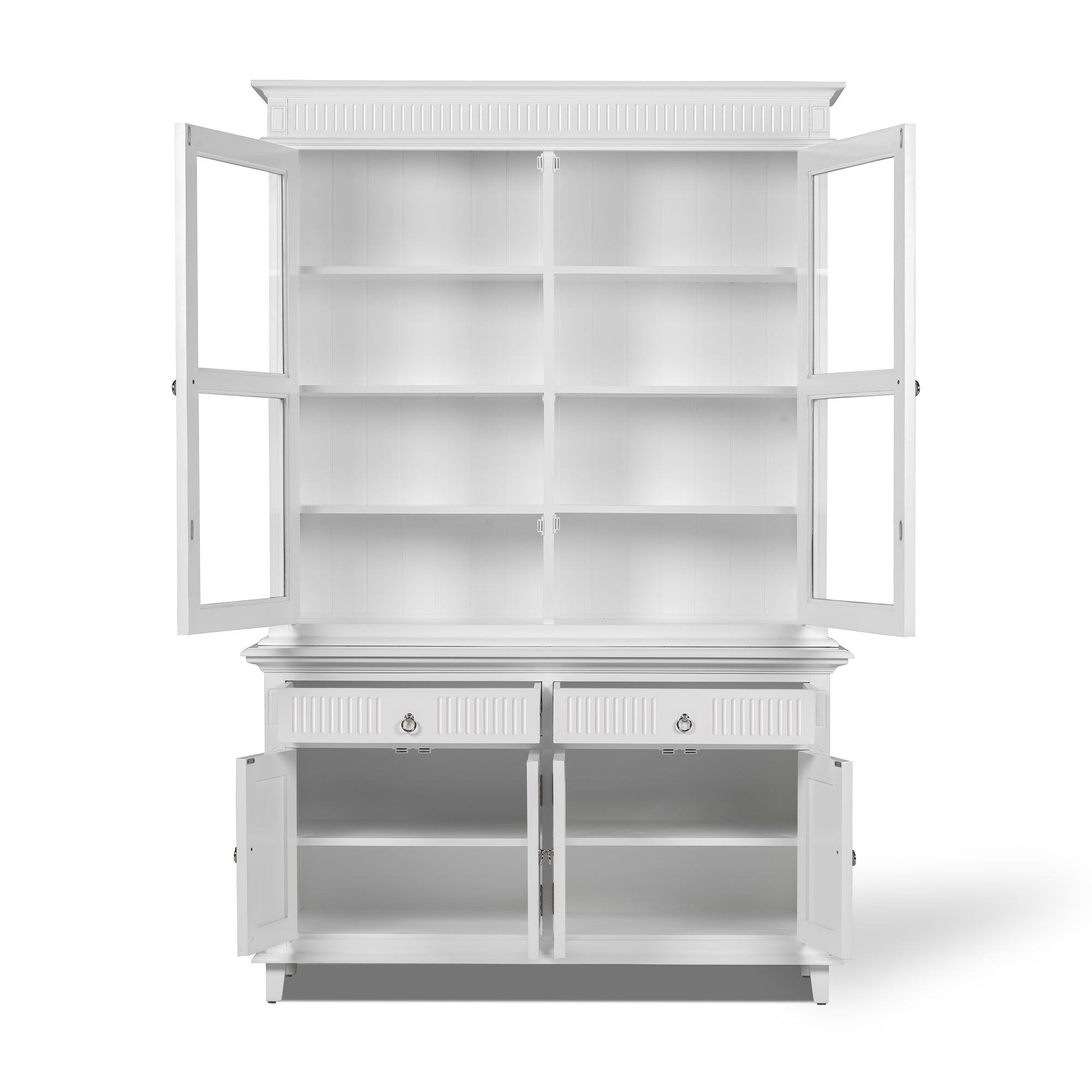 Skansen Glass-Display Hutch Cabinet 58''
