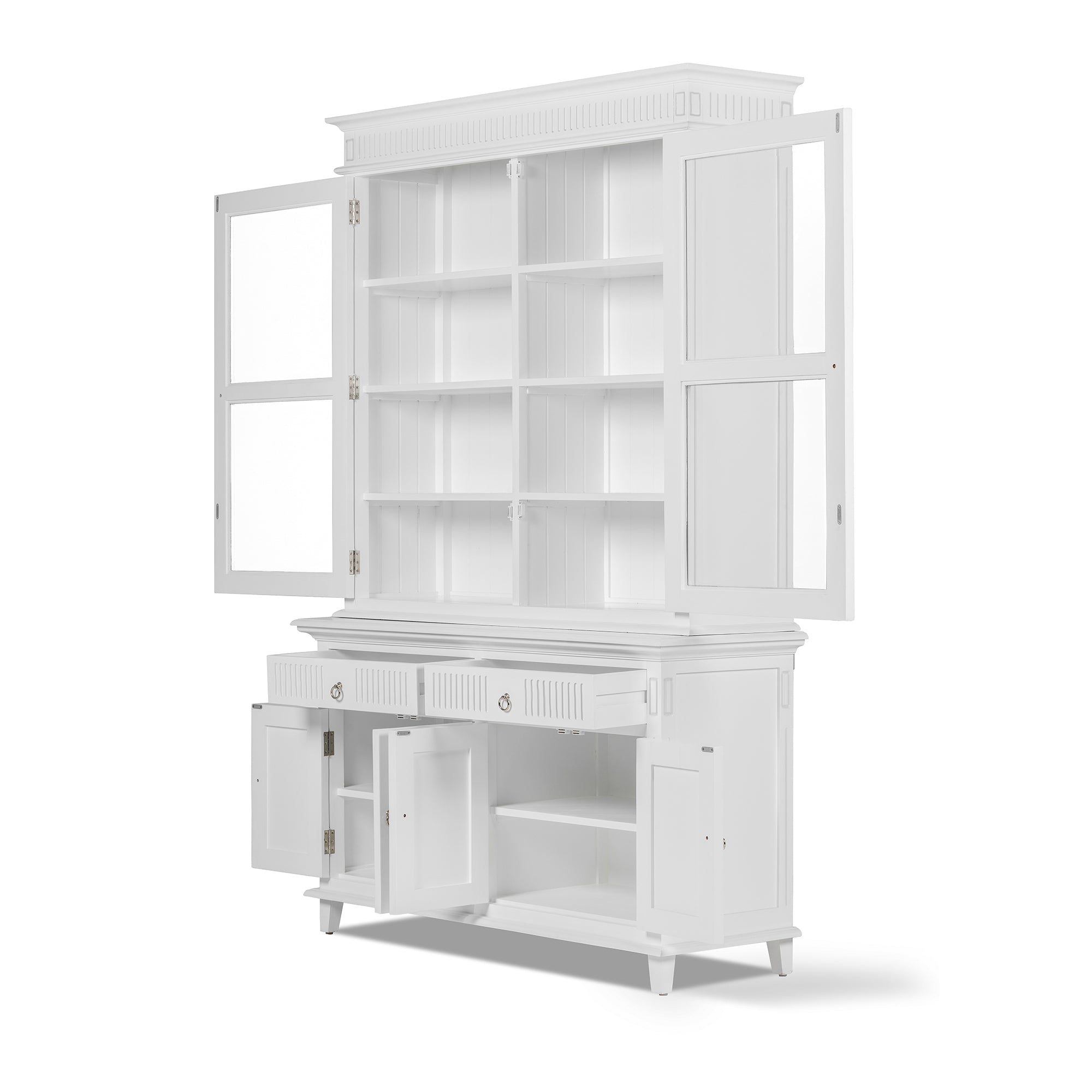 Skansen Glass-Display Hutch Cabinet 58''