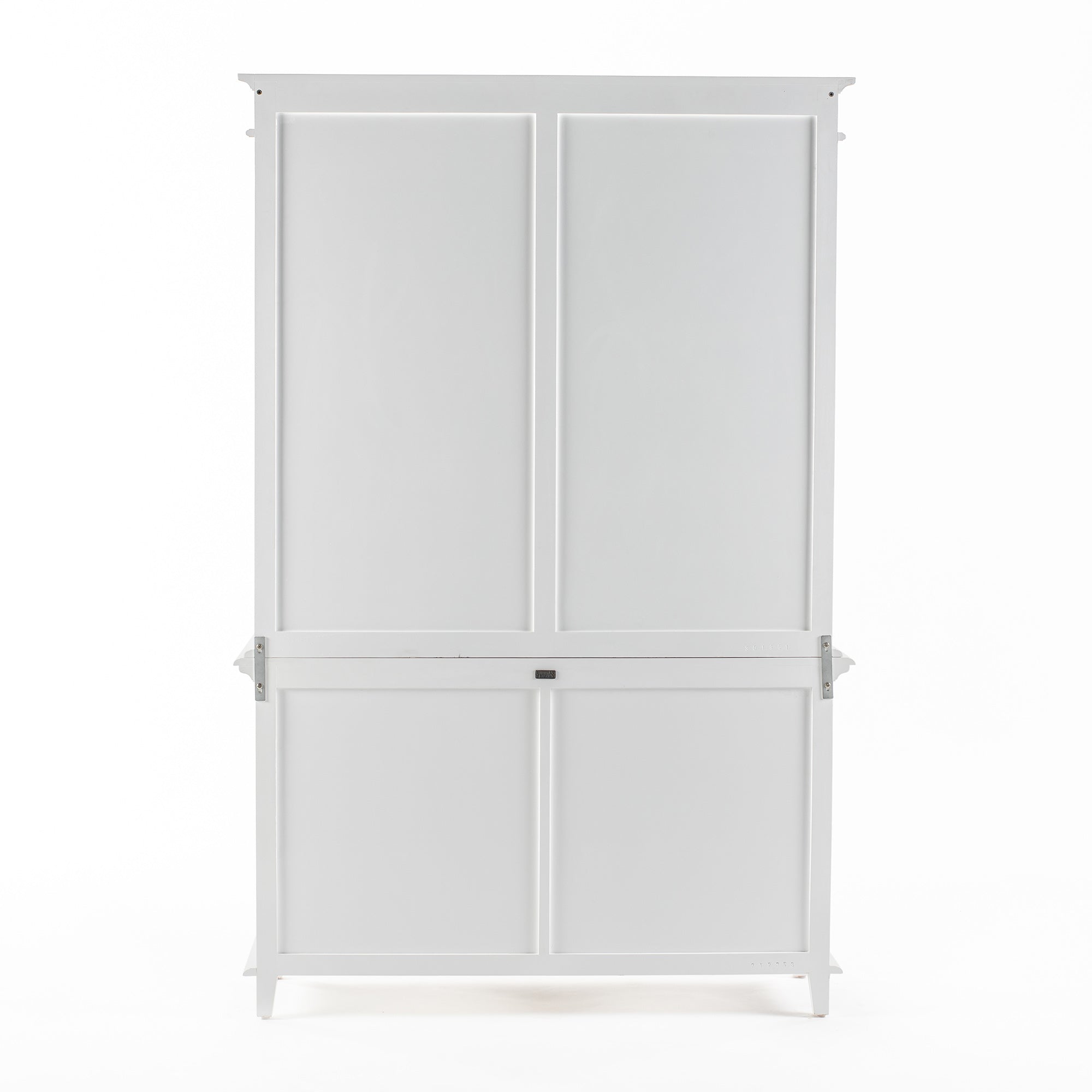 Skansen Glass-Display Hutch Cabinet with Adjustable Shelves 58''
