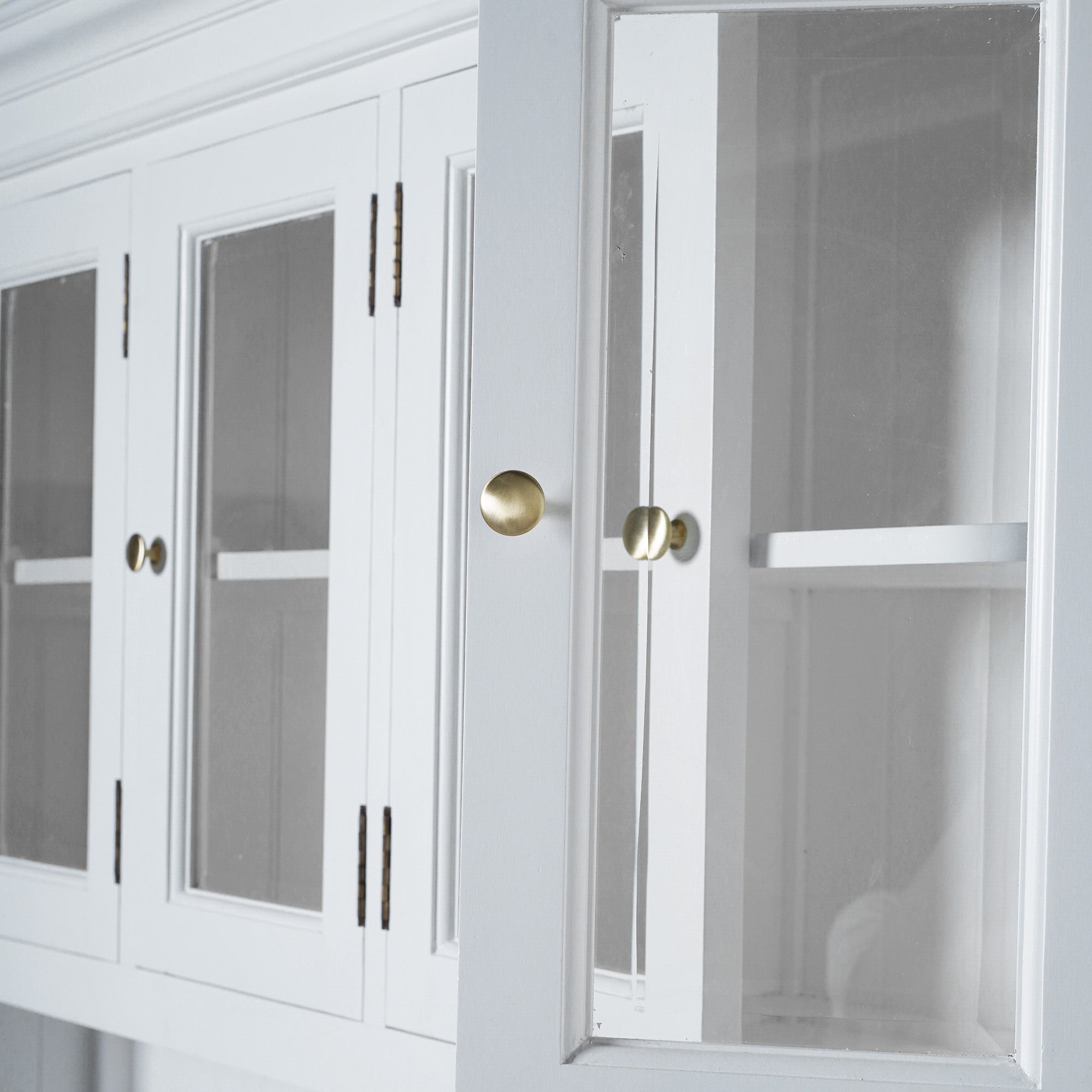 Corfu Buffet Hutch Unit with 5 Glass Doors 71''