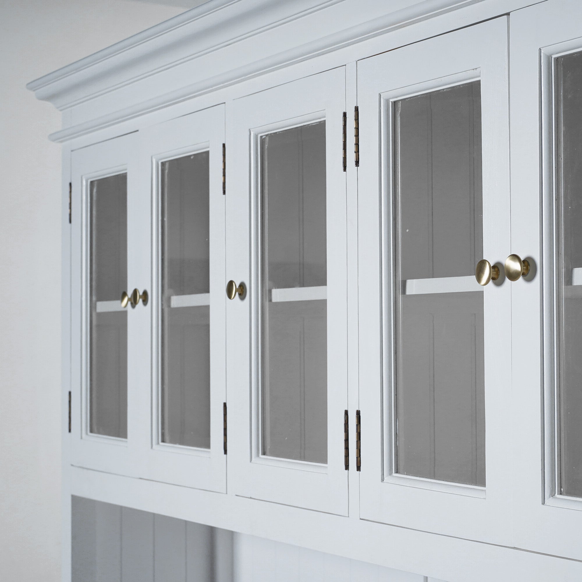 Corfu Buffet Hutch Unit with 5 Glass Doors 71''