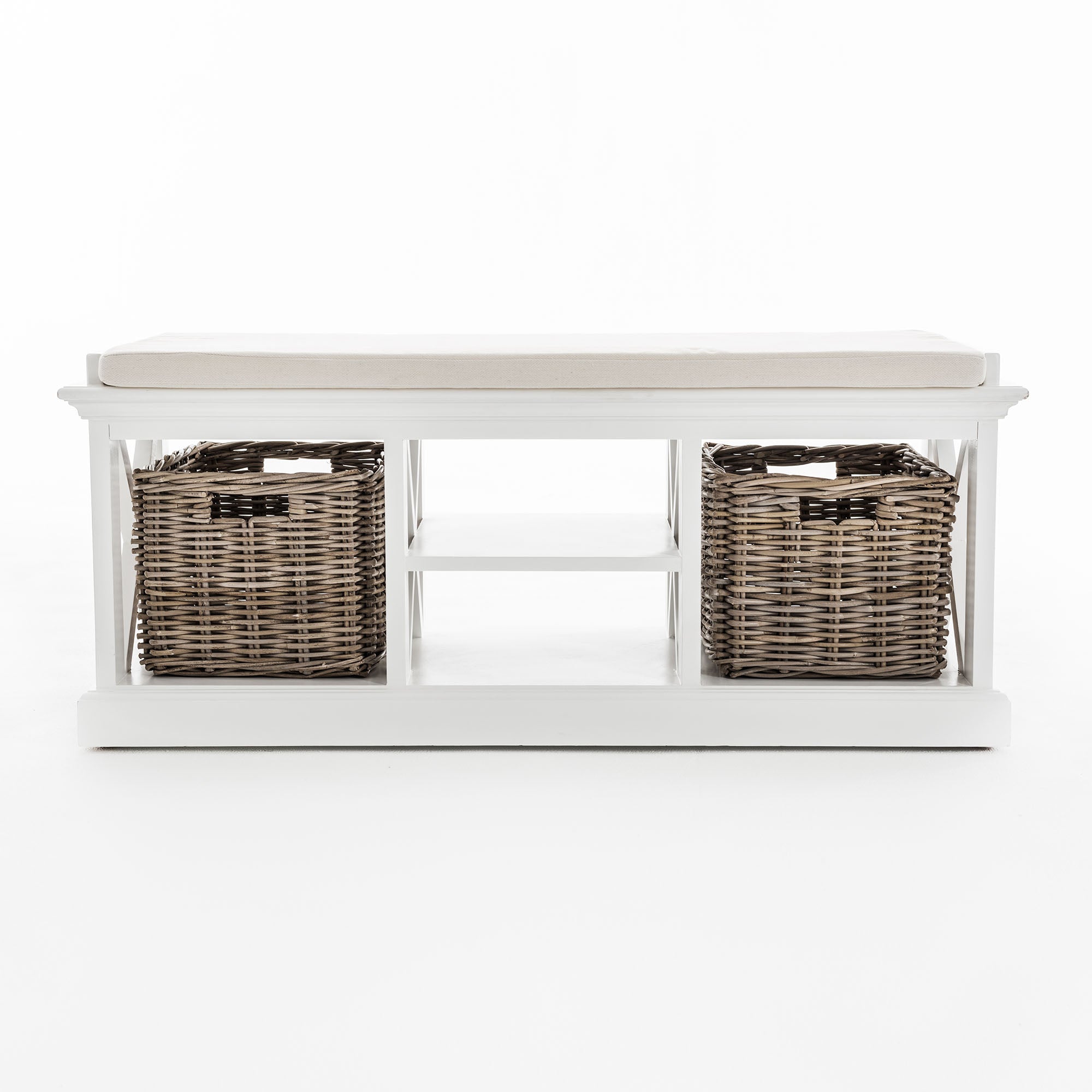 Halifax Bench & Basket Set