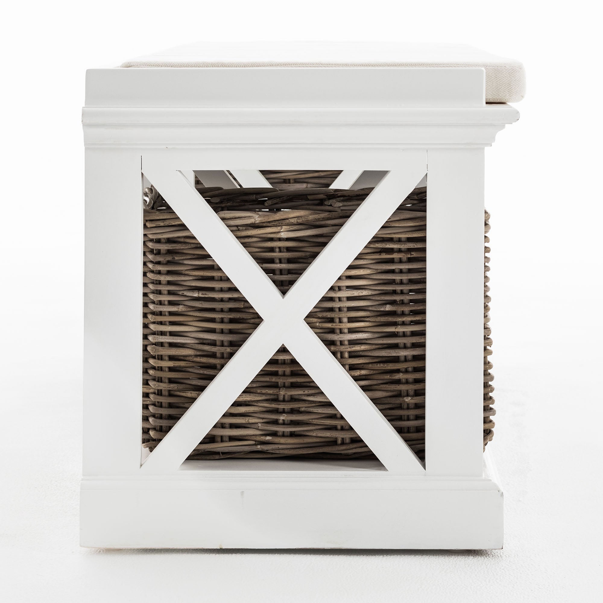 Halifax Bench & Basket Set