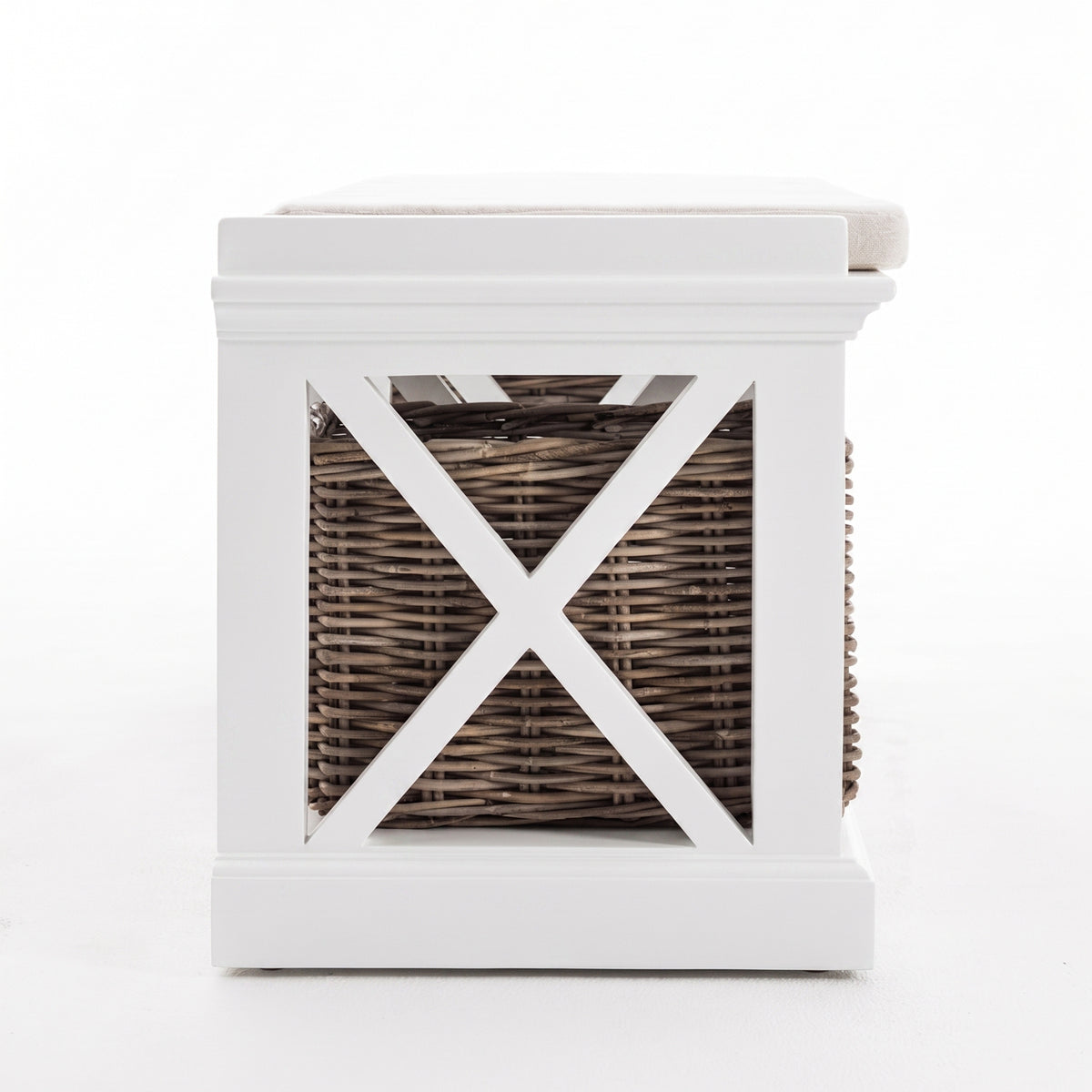 Halifax Bench & Basket Set