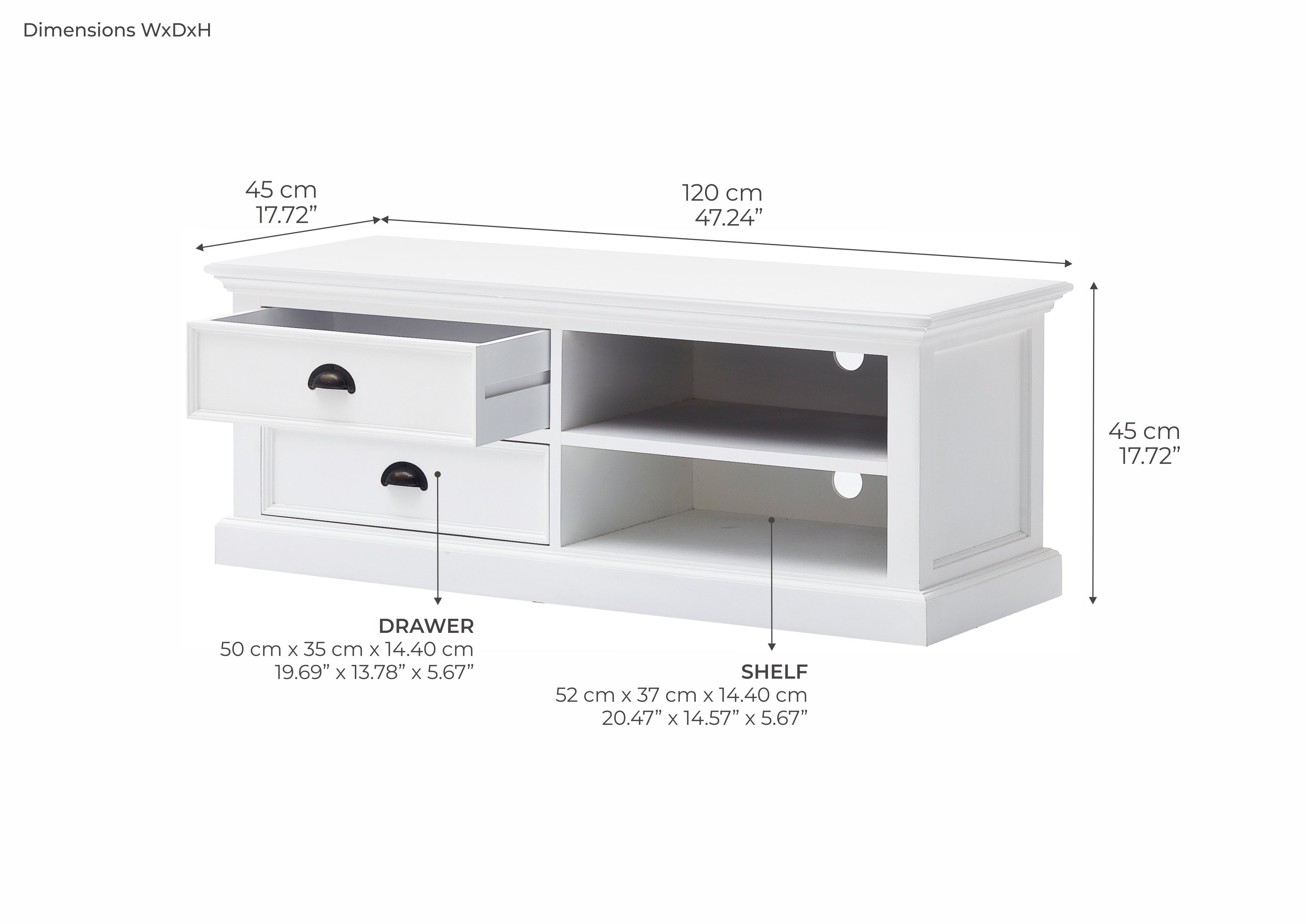 Halifax Lowline ETU 120cm - White