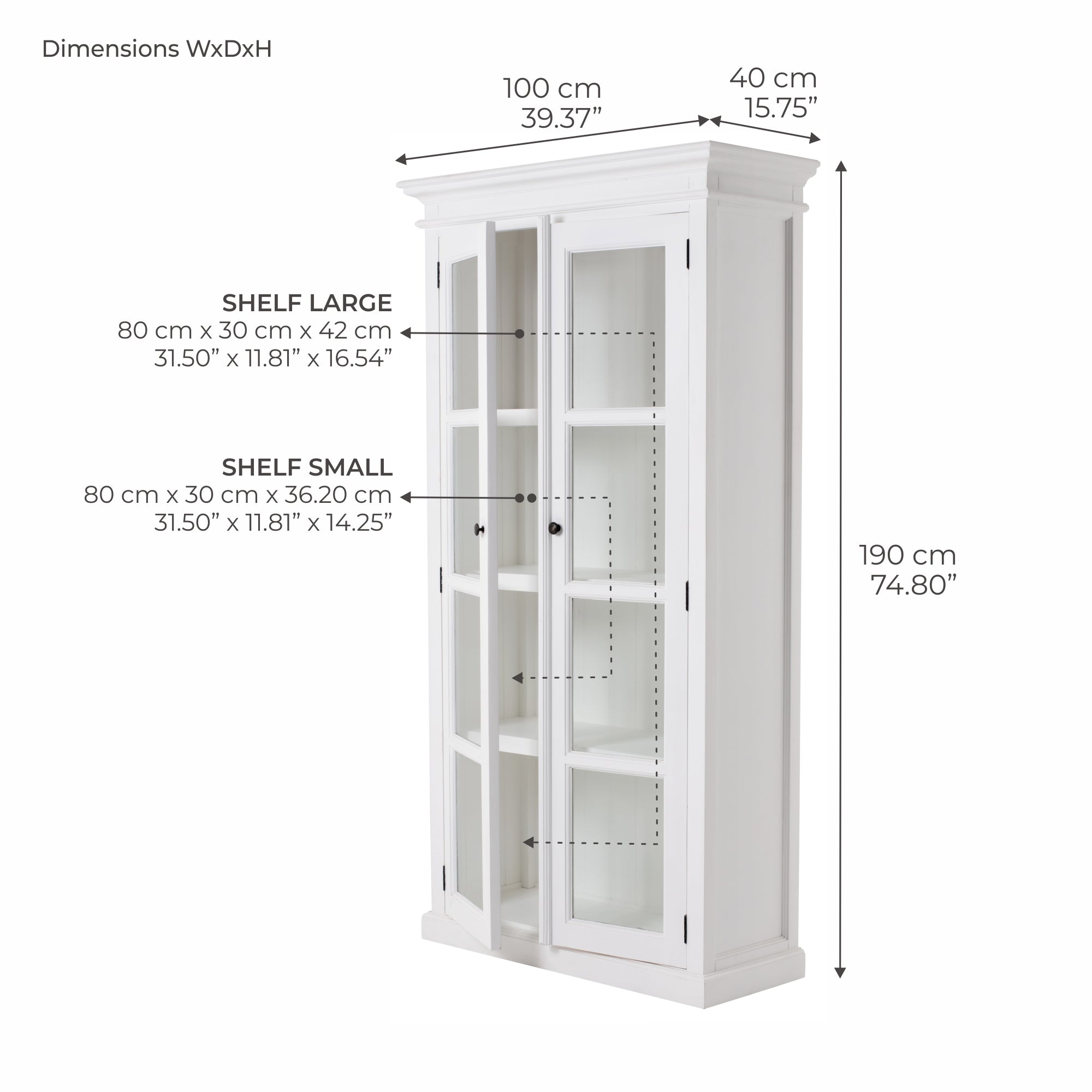 Halifax Double Vitrine