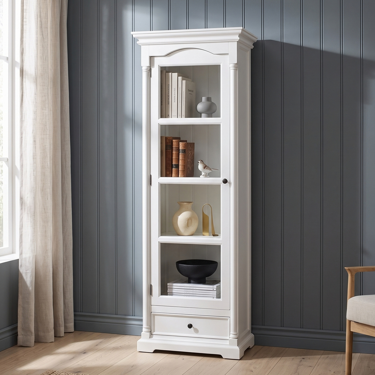 Provence Glass Cabinet