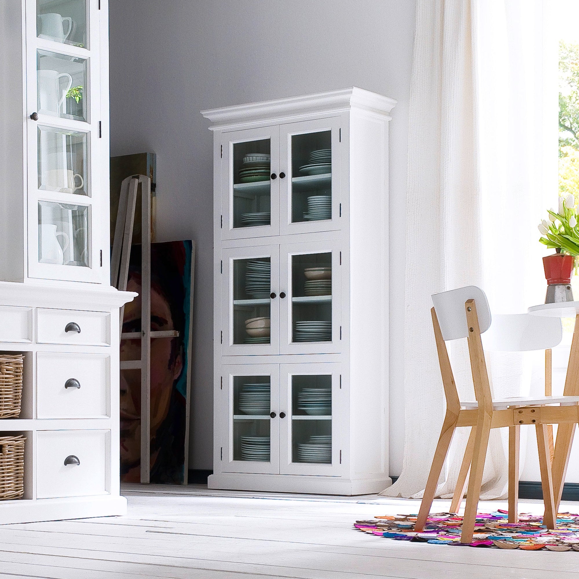 Halifax Medium Cabinet - White