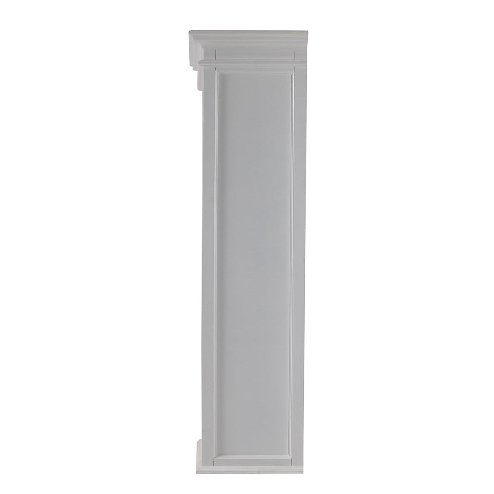 Halifax Slim Hutch Bookcase - White