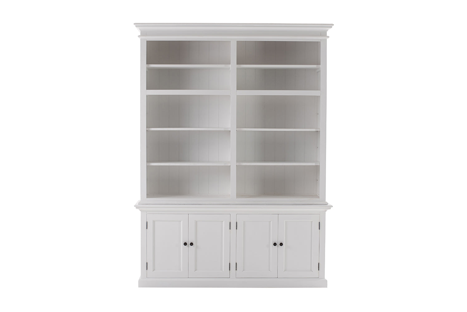 Halifax Medium Hutch Bookcase - White