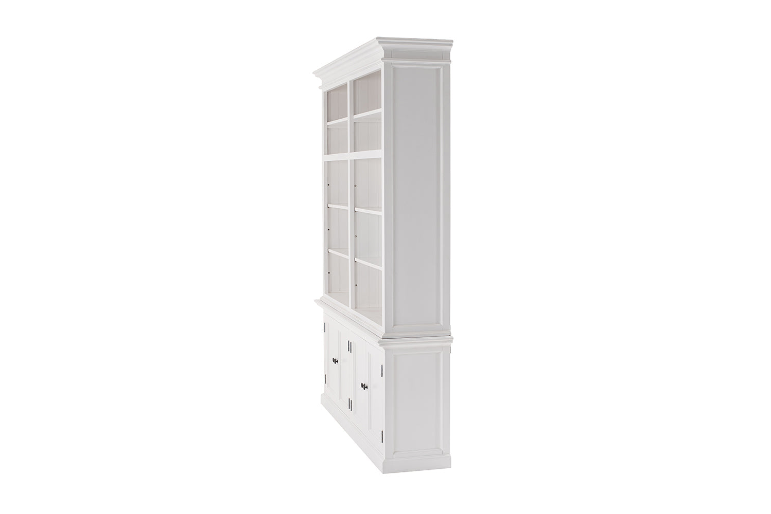 Halifax Medium Hutch Bookcase - White