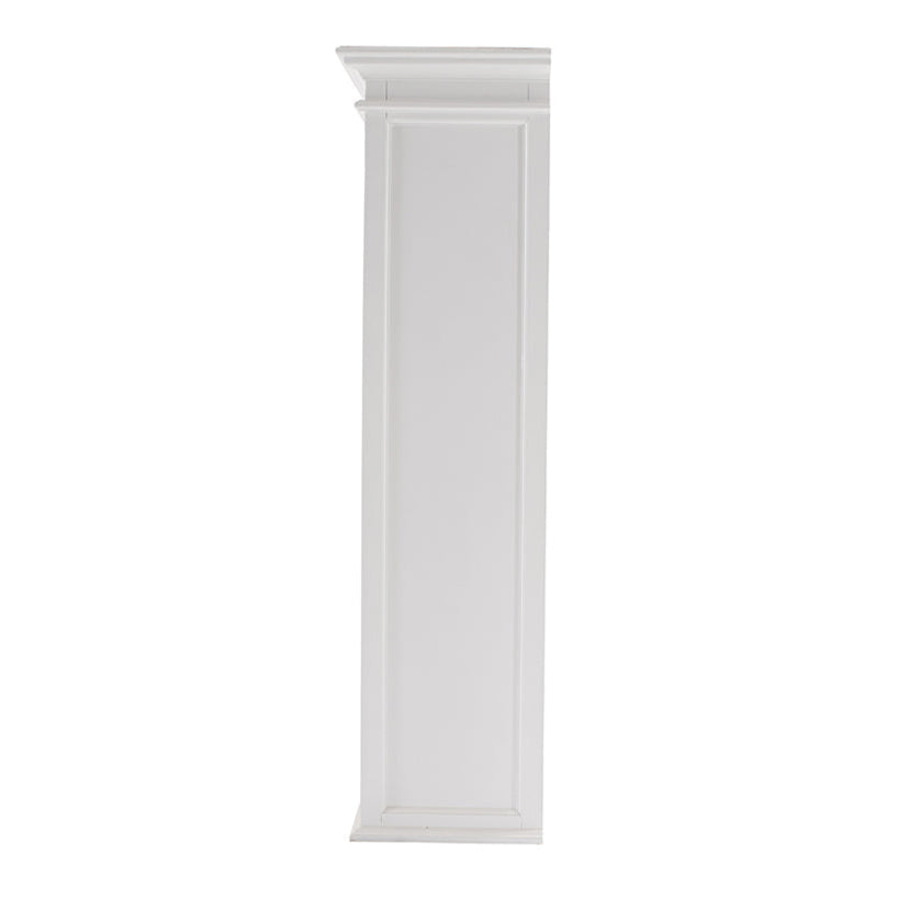 Halifax Medium Hutch Bookcase - White