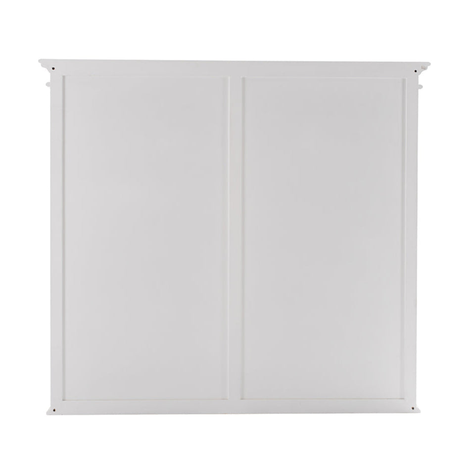 Halifax Medium Hutch Bookcase - White