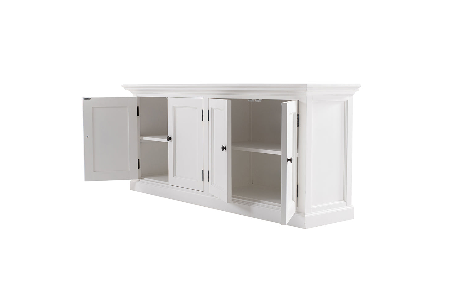 Halifax Medium Hutch Bookcase - White
