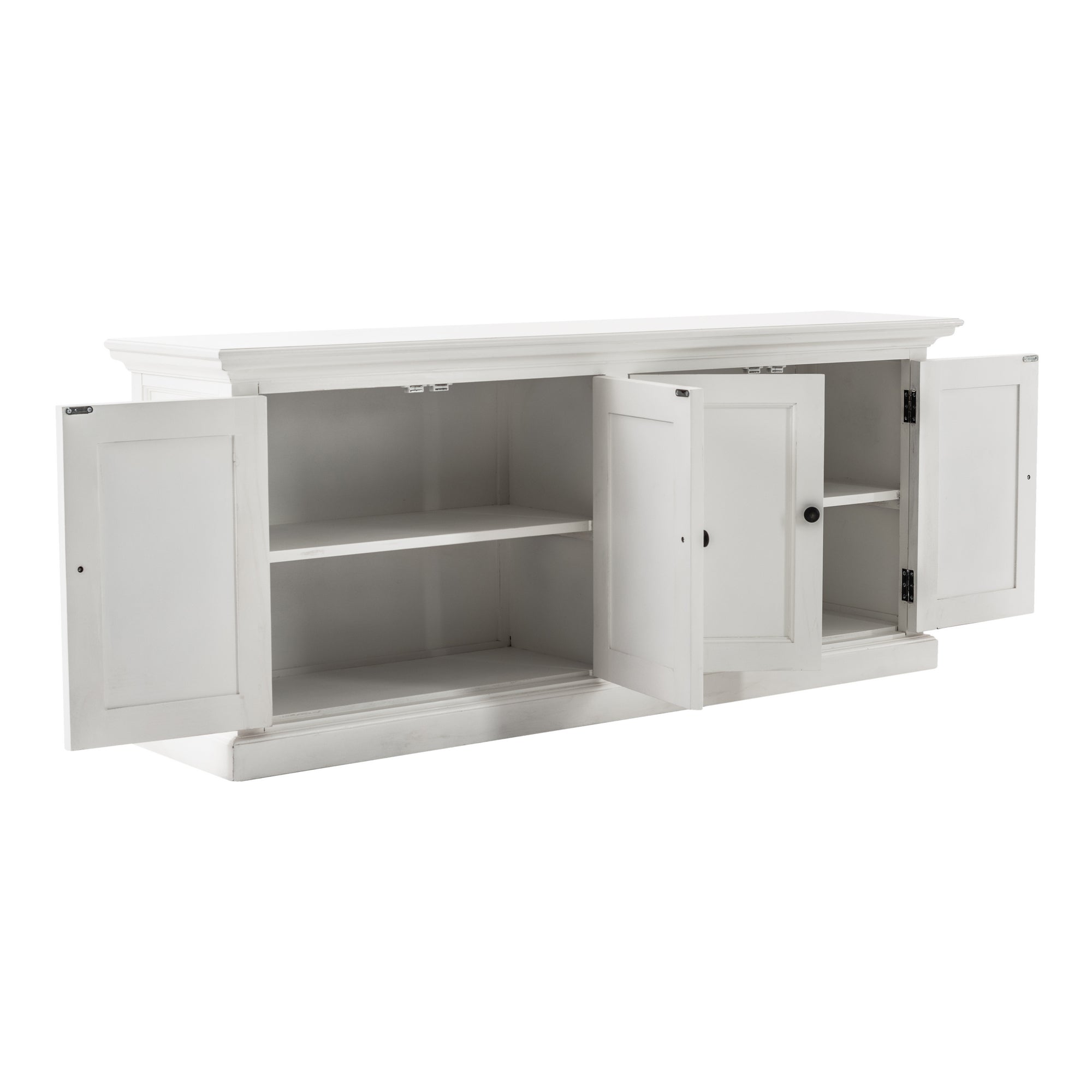 Halifax Medium Hutch Bookcase - White - BOTTOM
