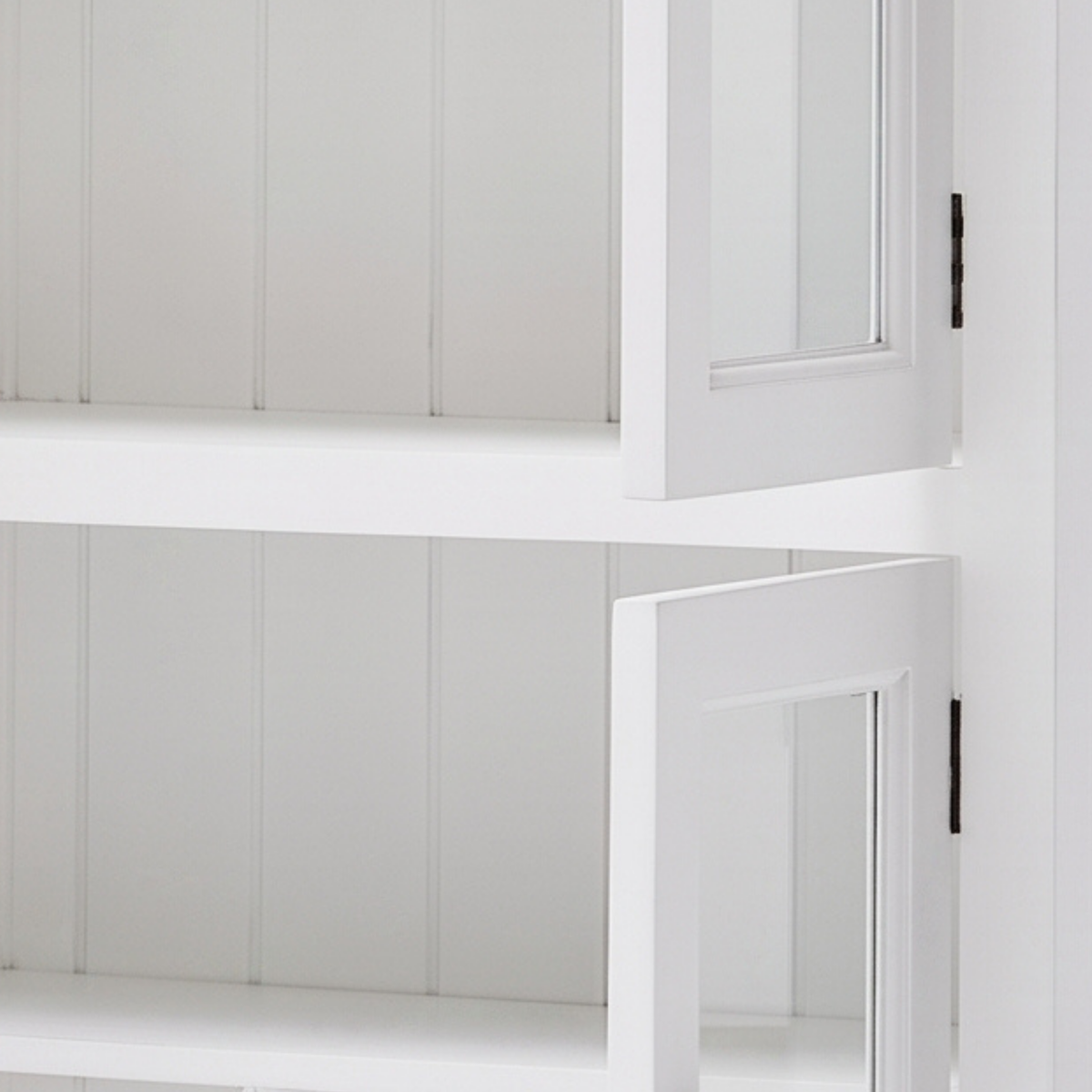 NovaSolo Halifax Pantry 8 Doors 65 in, Classic White, close-up detail