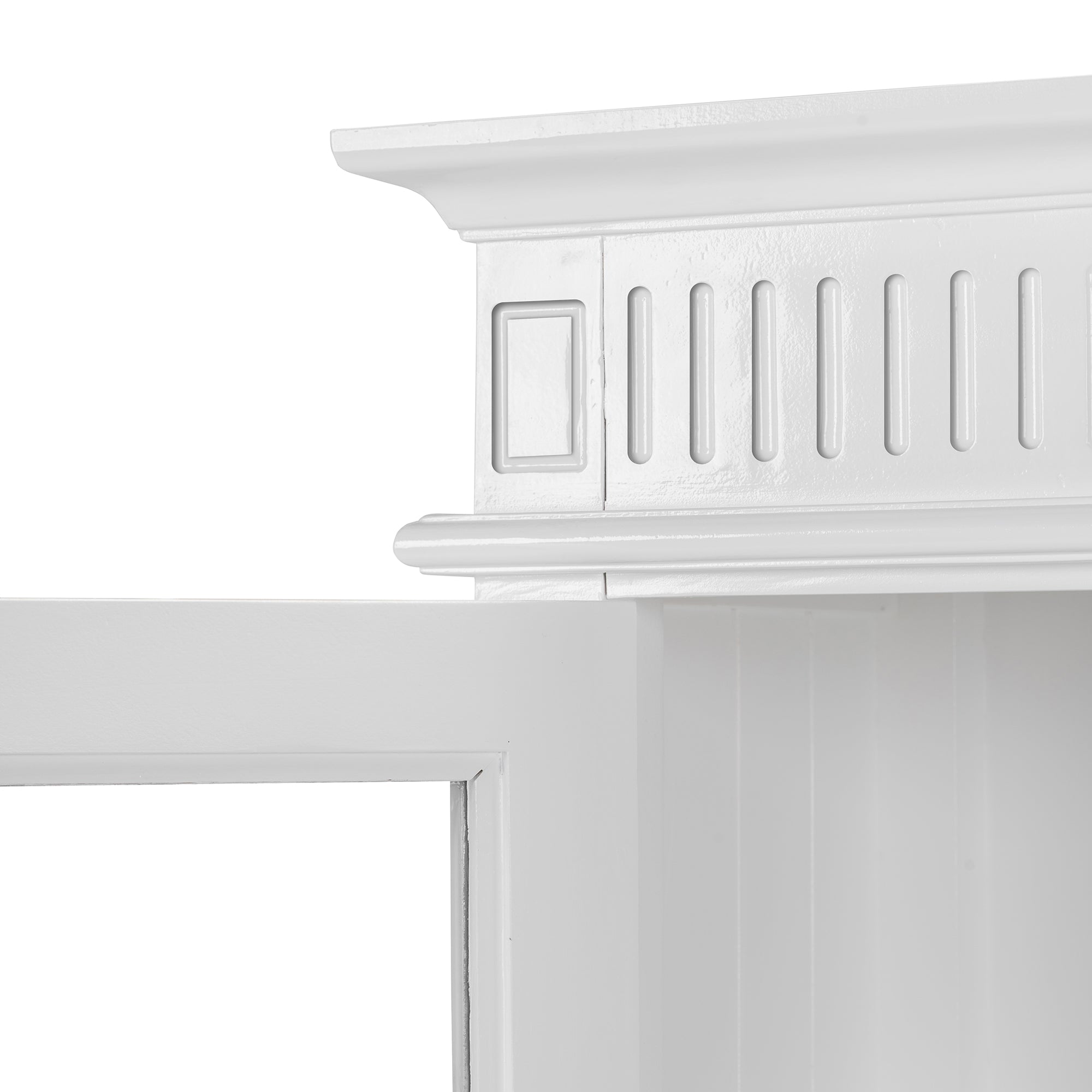 Skansen Pantry Cabinet with 6 Glass Doors