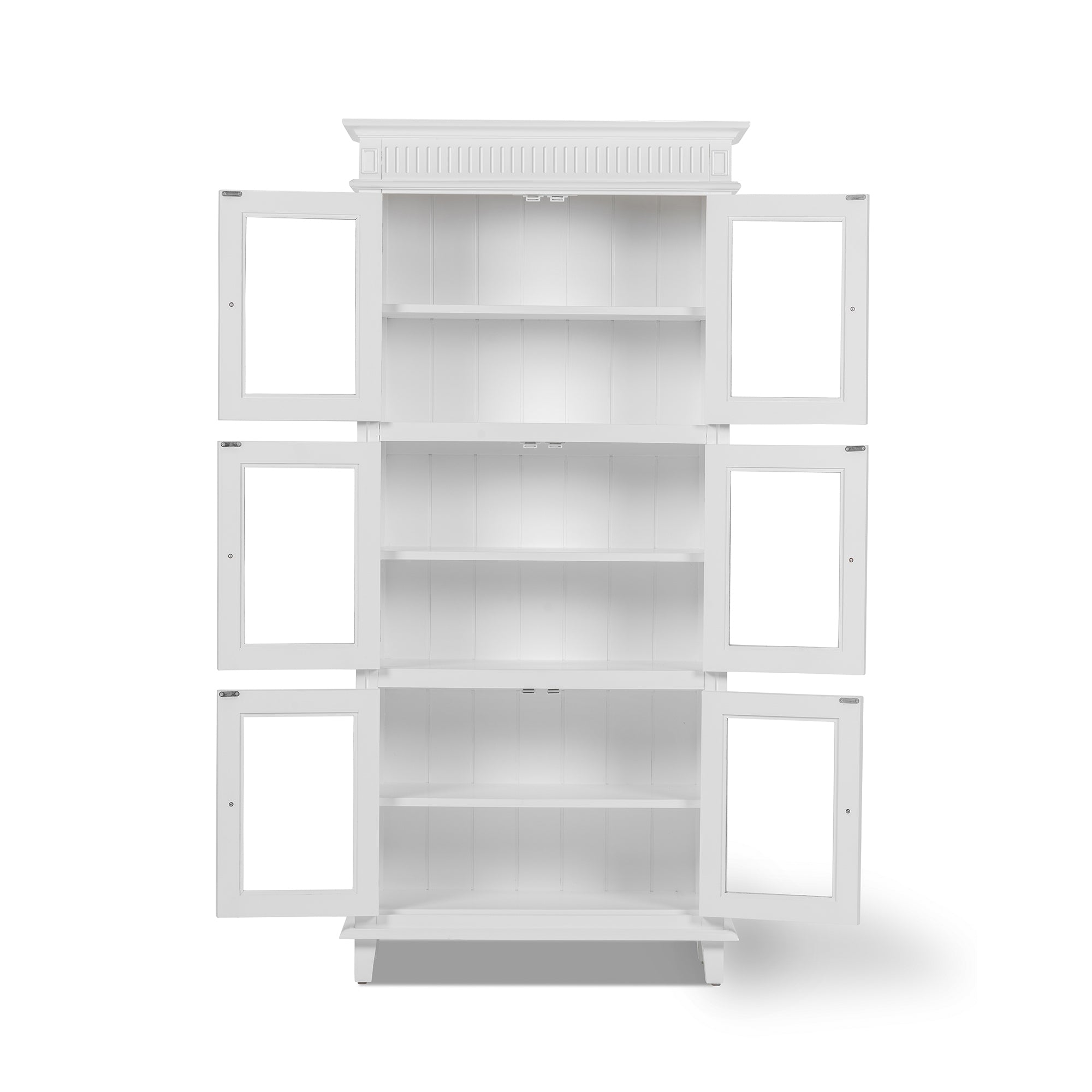 Skansen Pantry Cabinet with 6 Glass Doors